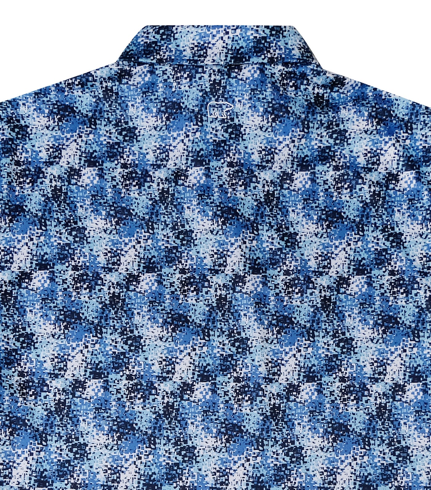 Jack Nicklaus Abstract Print Polo Classic Navy