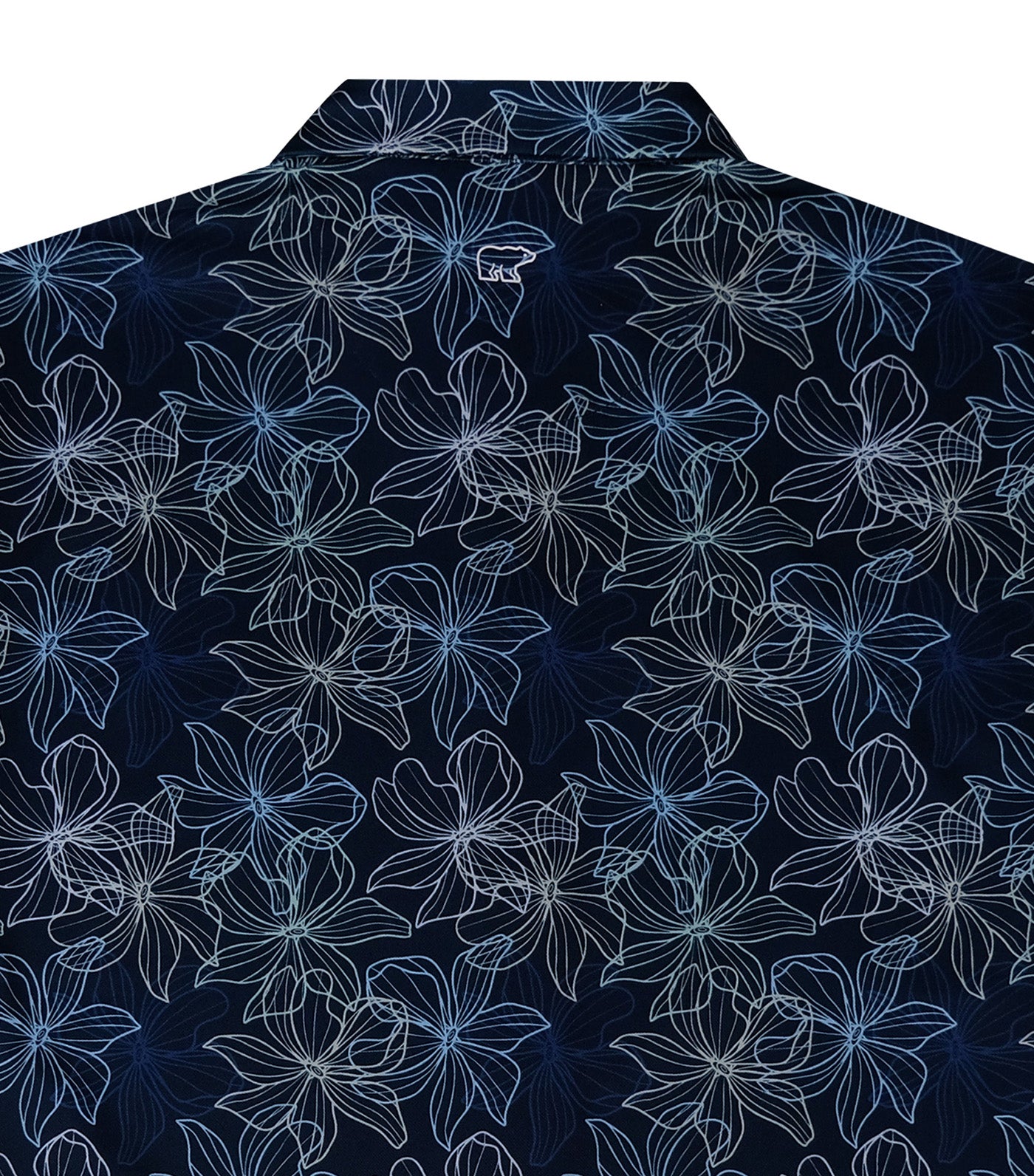 Jack Nicklaus Tropical Print Polo Classic Navy