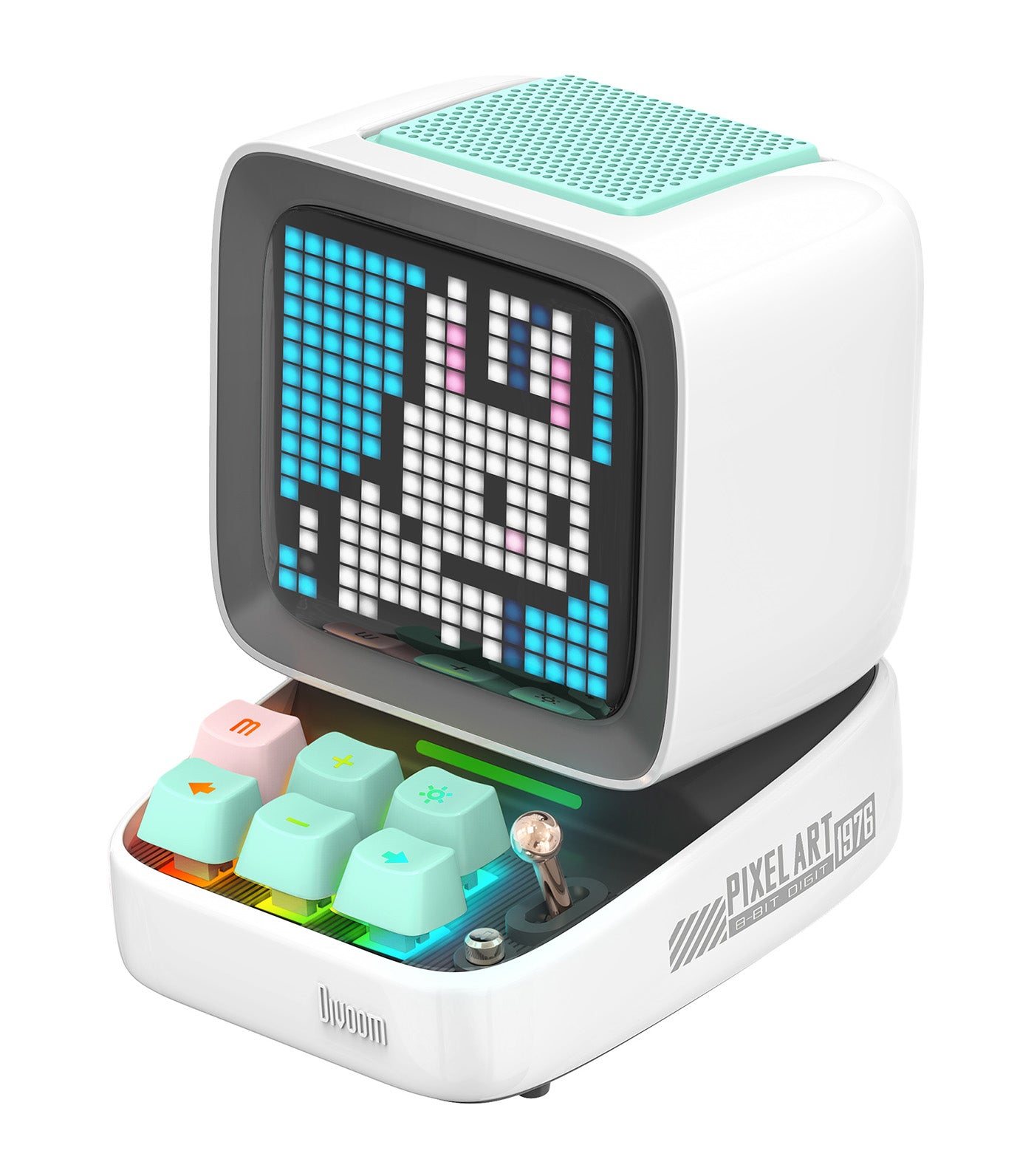 Ditoo Pro Pixel Art Speakers White