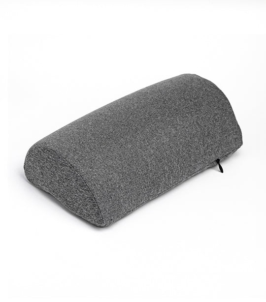 Half Cylinder Travel Pillow Gray
