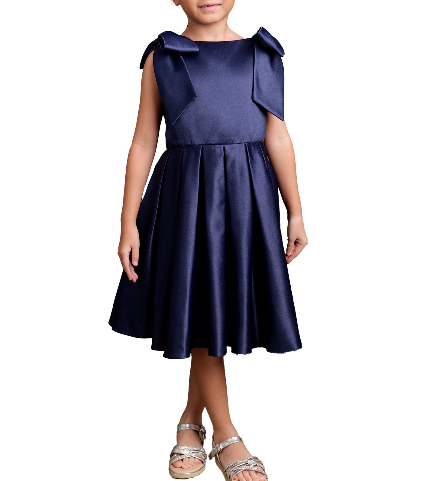 Elinora Dress Navy Blue