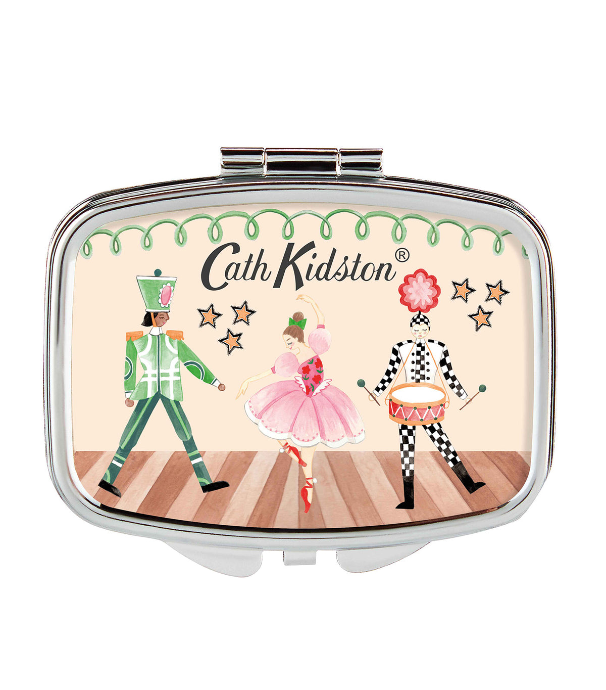Nutcracker Theatre Festive Mirror Compact Lip Balm