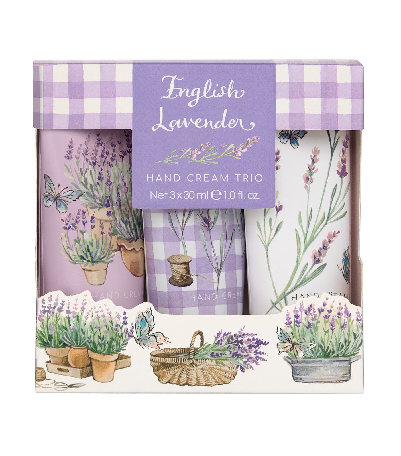 Heathcote & Ivory English Lavender Hand Cream Trio
