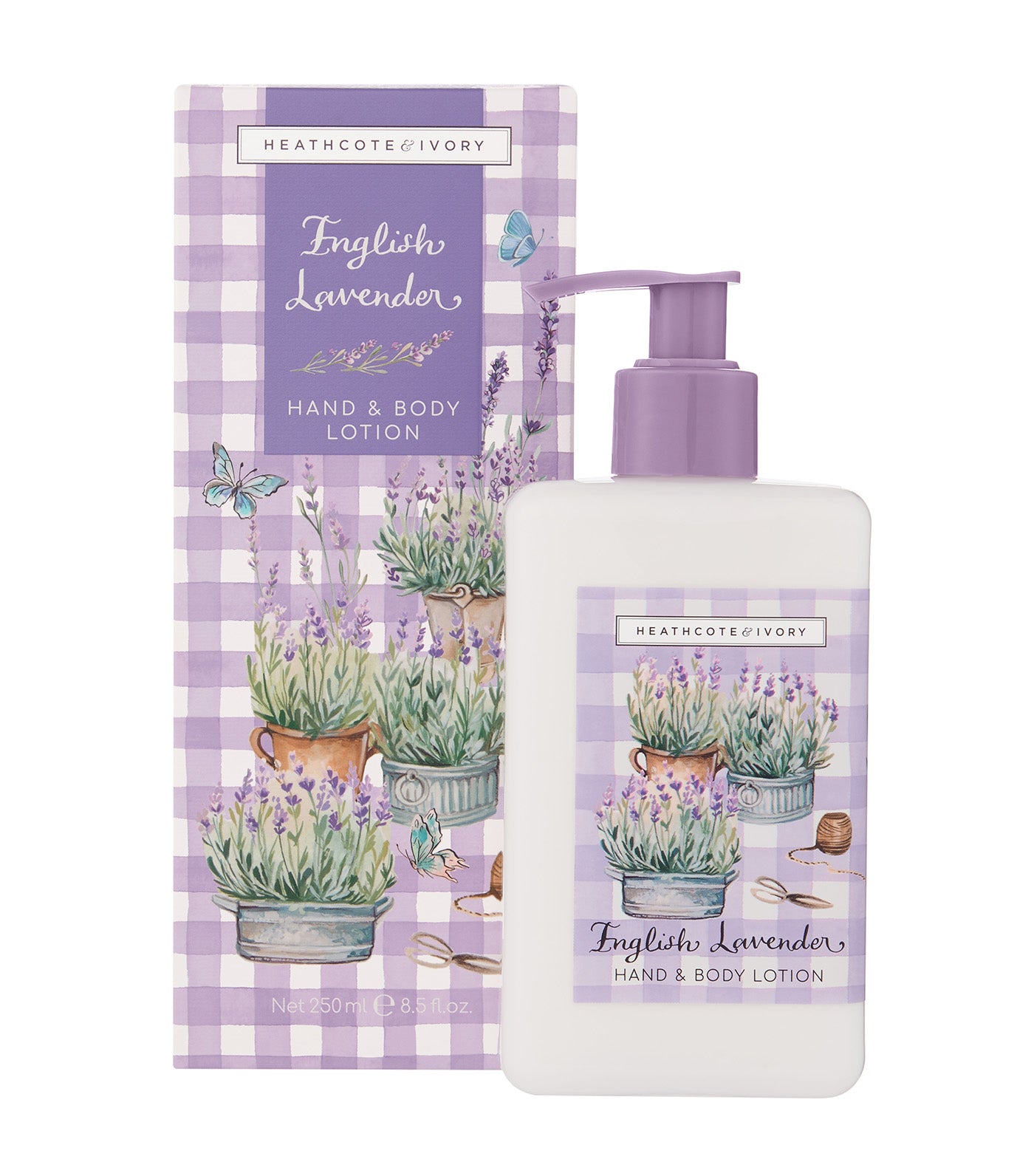 Heathcote & Ivory English Lavender Hand & Body Lotion 250ml