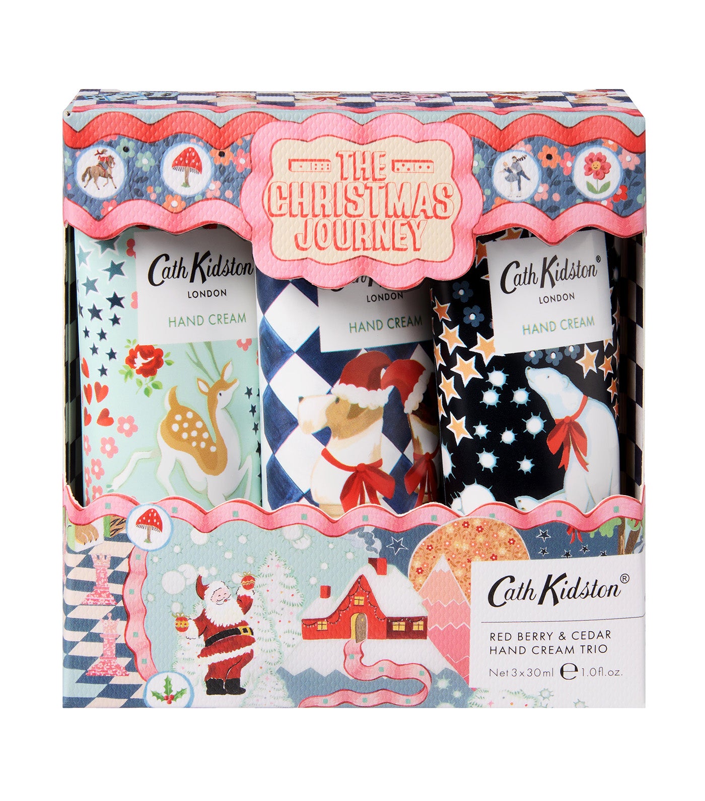 Heathcote & Ivory Cath Kidston The Christmas Journey Hand Cream Trio
