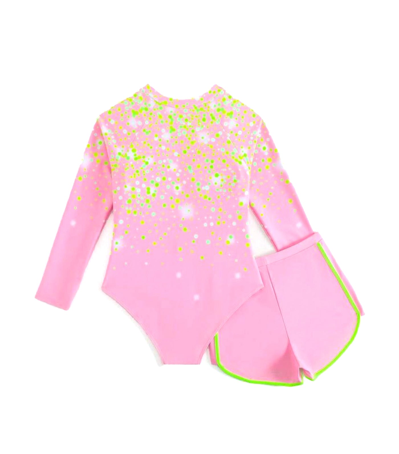 Rashguard with Shorts Fizzy Pink