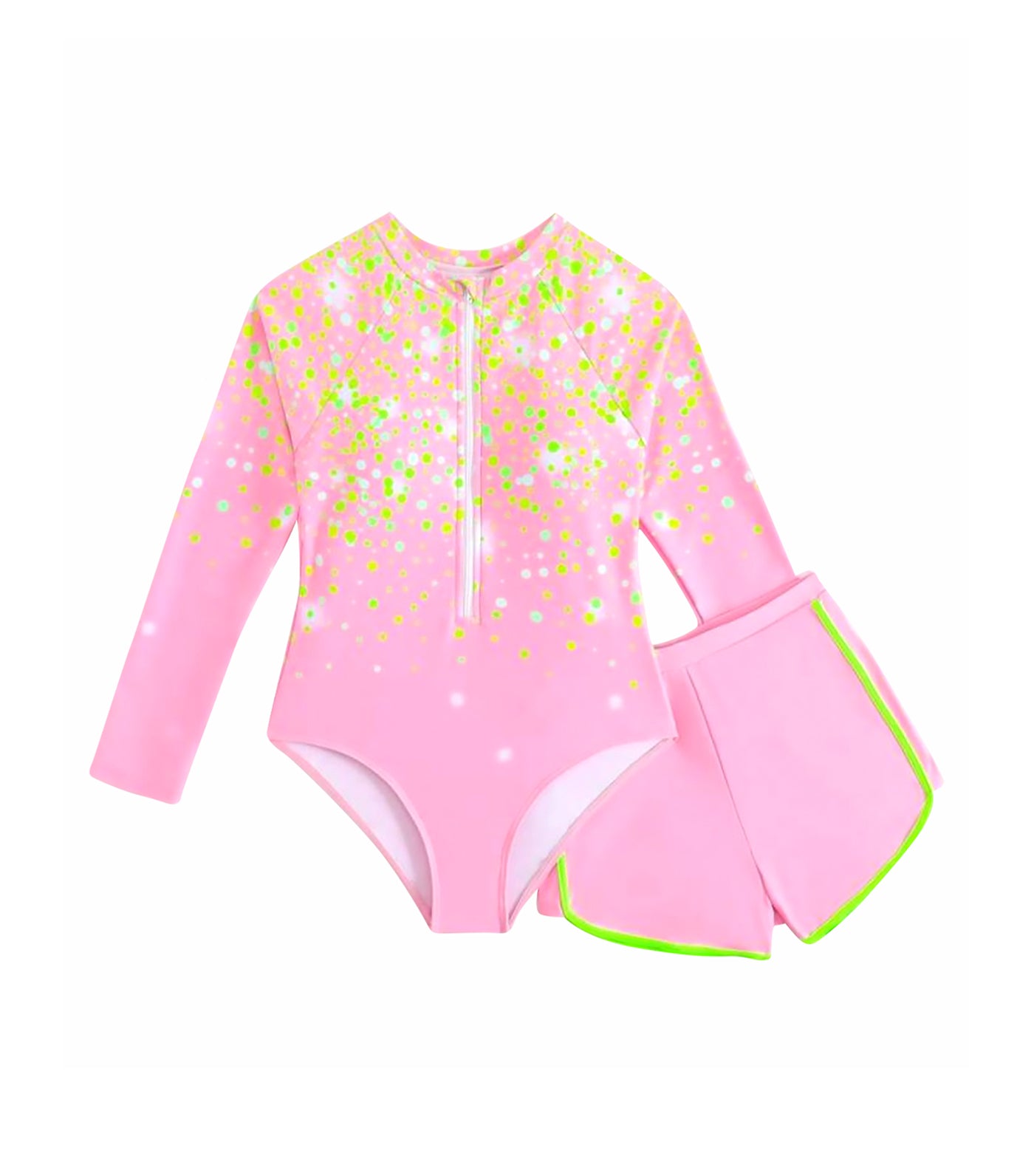 Rashguard with Shorts Fizzy Pink