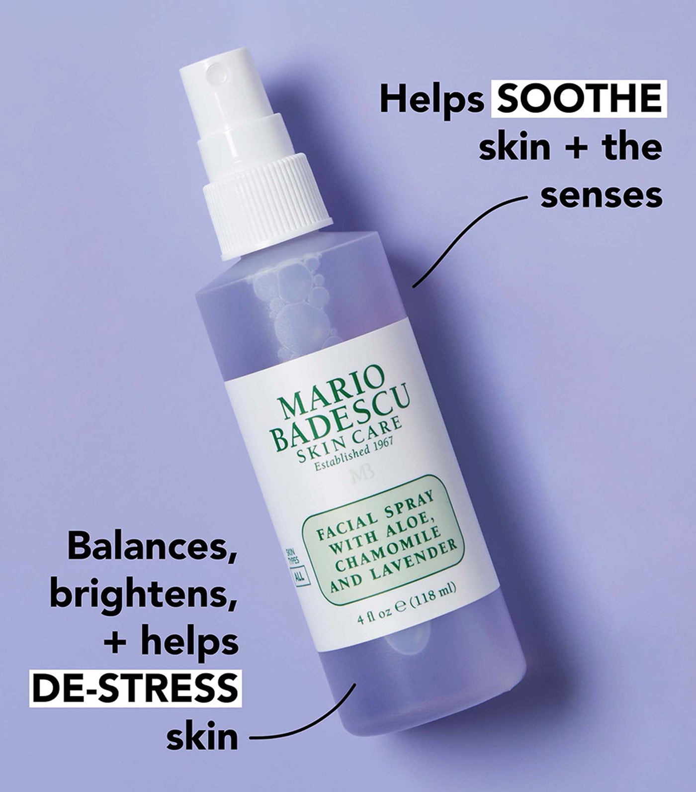 Facial Spray with Aloe, Chamomile and Lavender