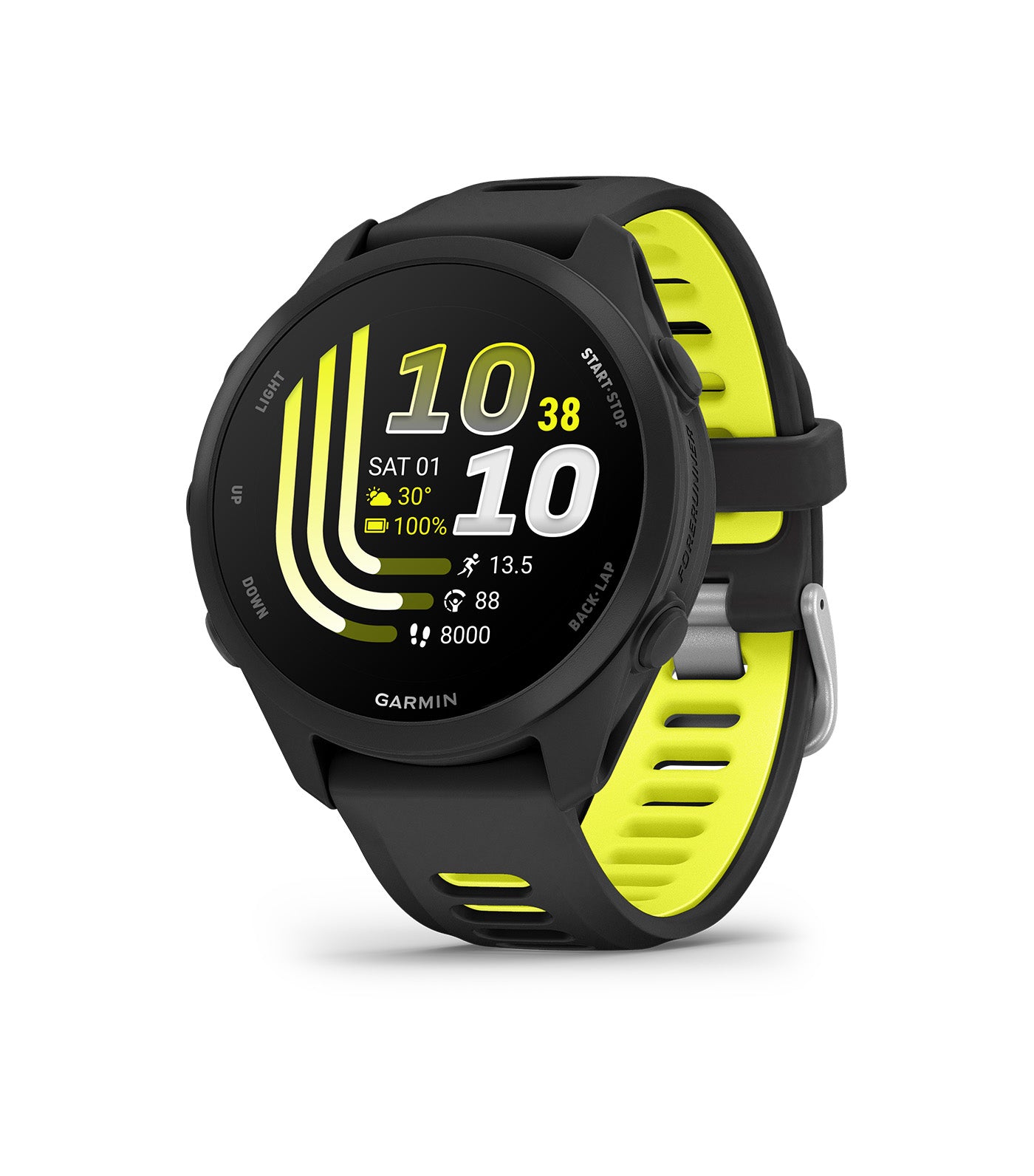 Forerunner 170 Music GPS WIFI Smartwatch Black/Amp Yellow 42mm