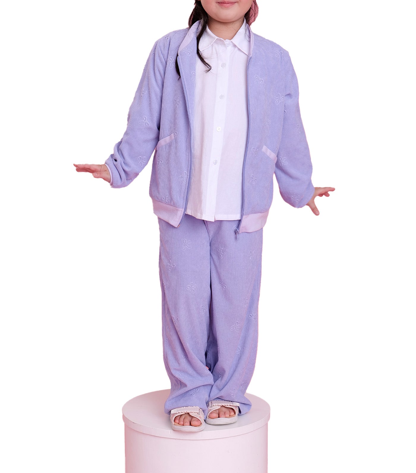 Foster Bomber Jacket Lilac