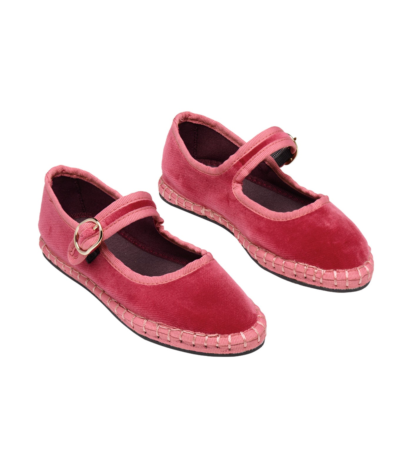 Flabelus Frances Kids Mary Jane - Velvet Pink
