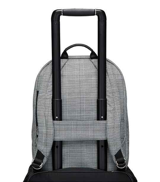 Beauchamp Backpack Gray Check 14in