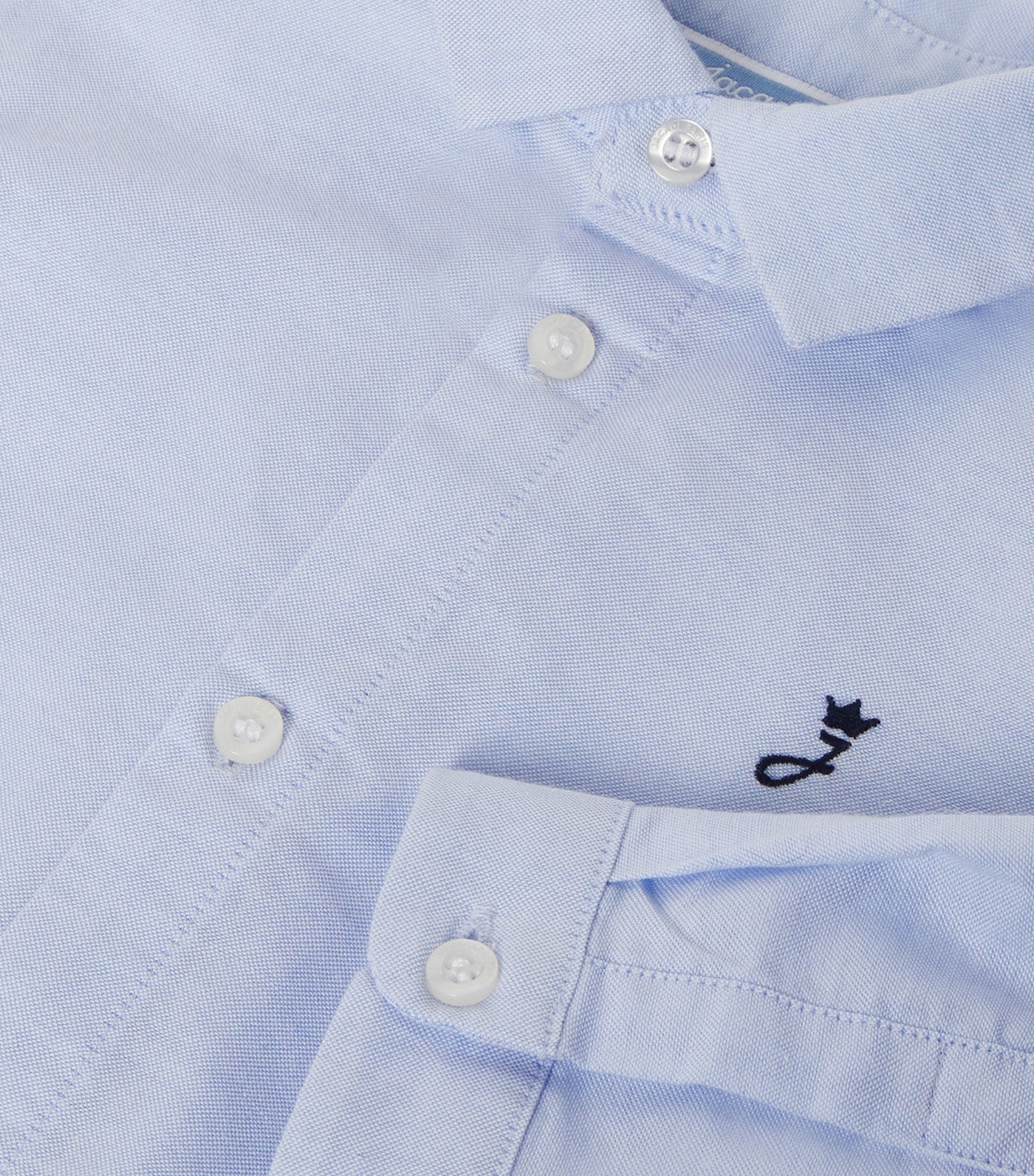 Gago Long Sleeve Polo Light Blue