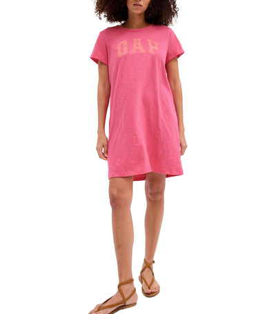 Classic Logo T-Shirt Dress Palm Springs Pink