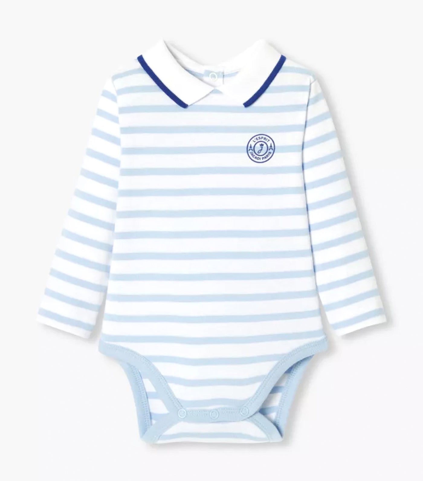 Gaven Onesie Ciel/Blanc