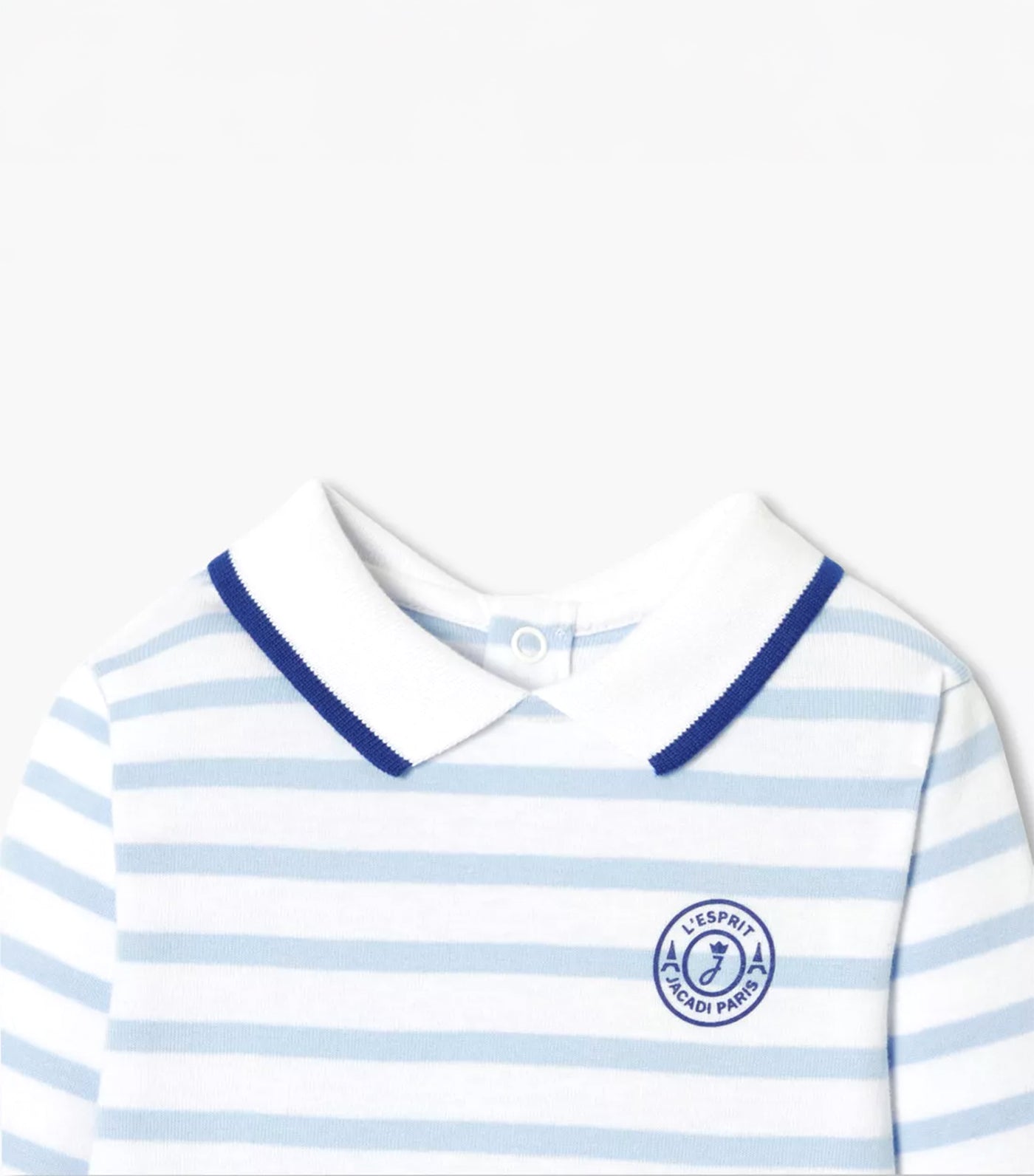 Gaven Onesie Ciel/Blanc