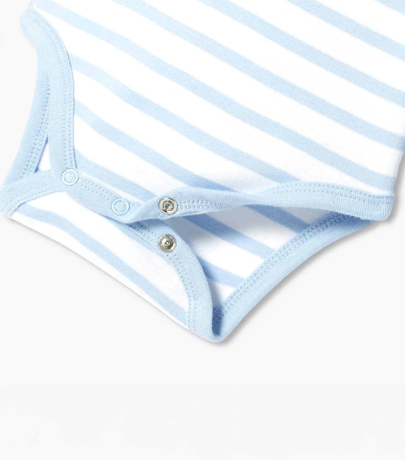 Gaven Onesie Ciel/Blanc