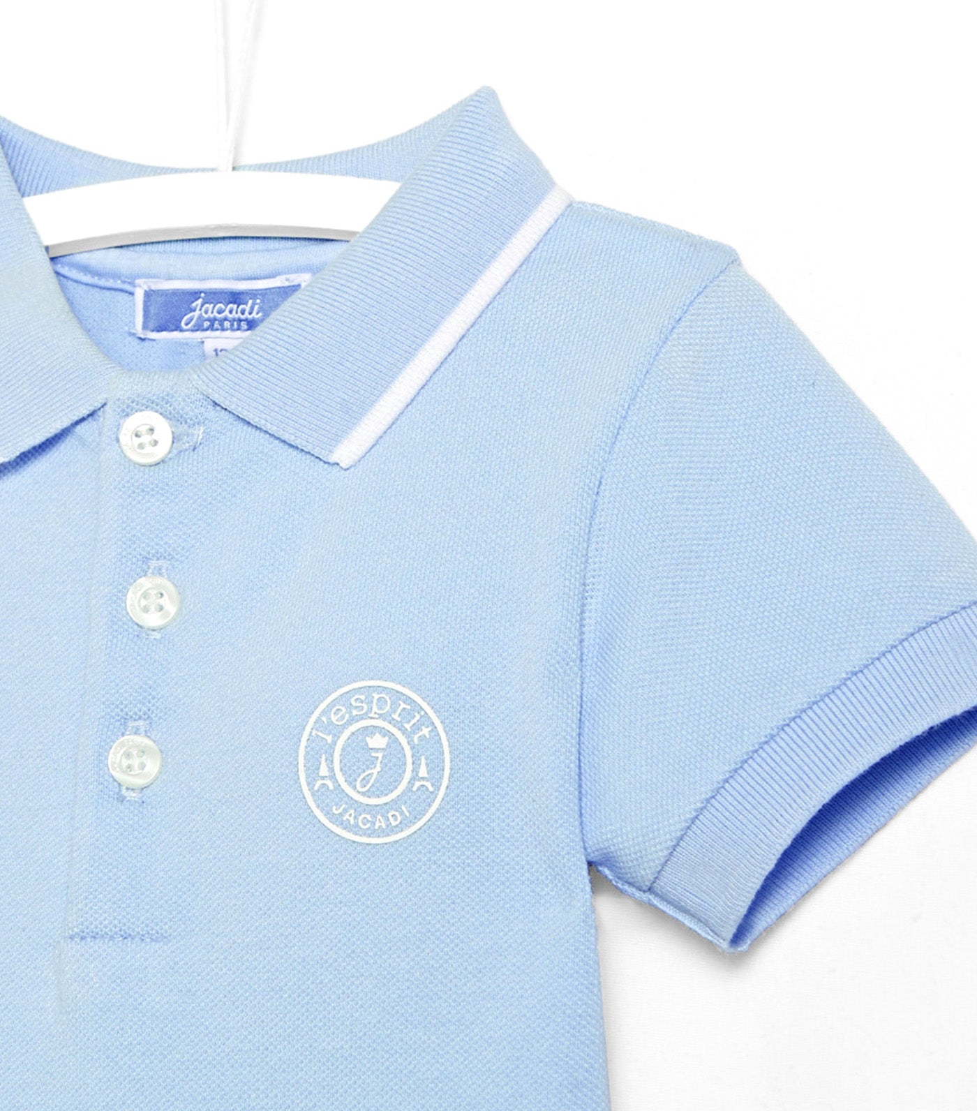 Gero Collared Onesie Light Blue