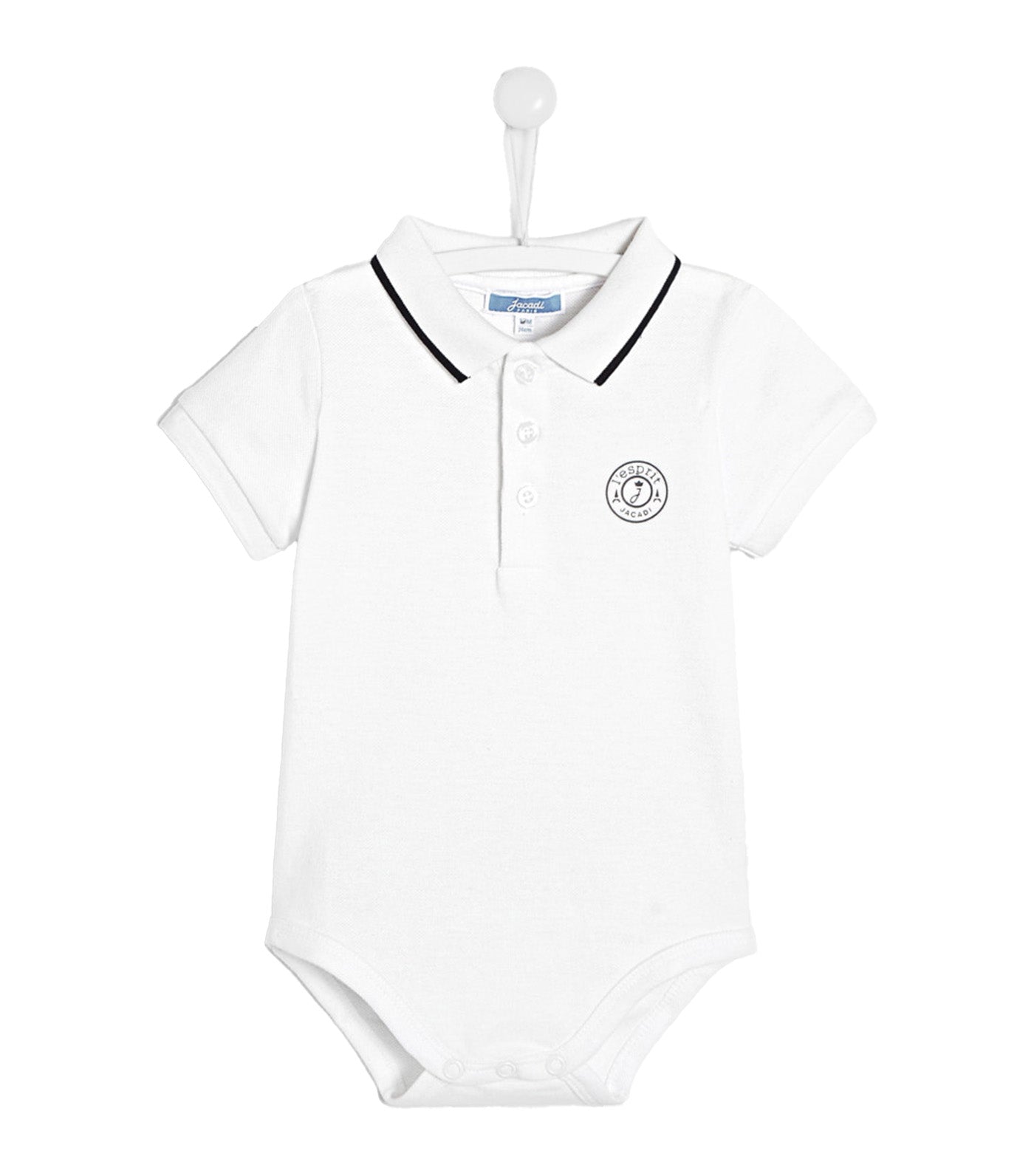 Gero Collared Onesie Blanc