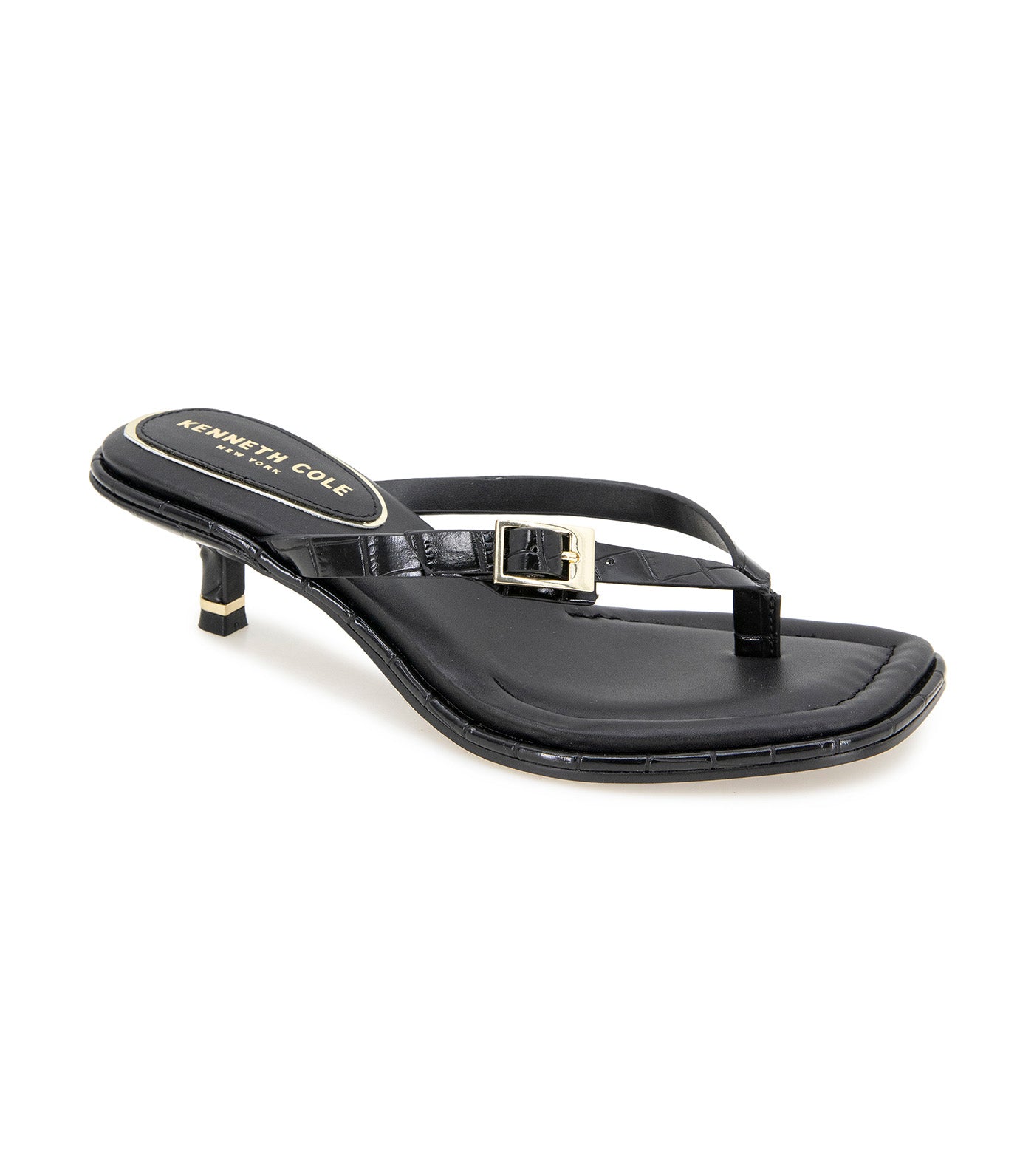 Gillie Kitten Heels Black