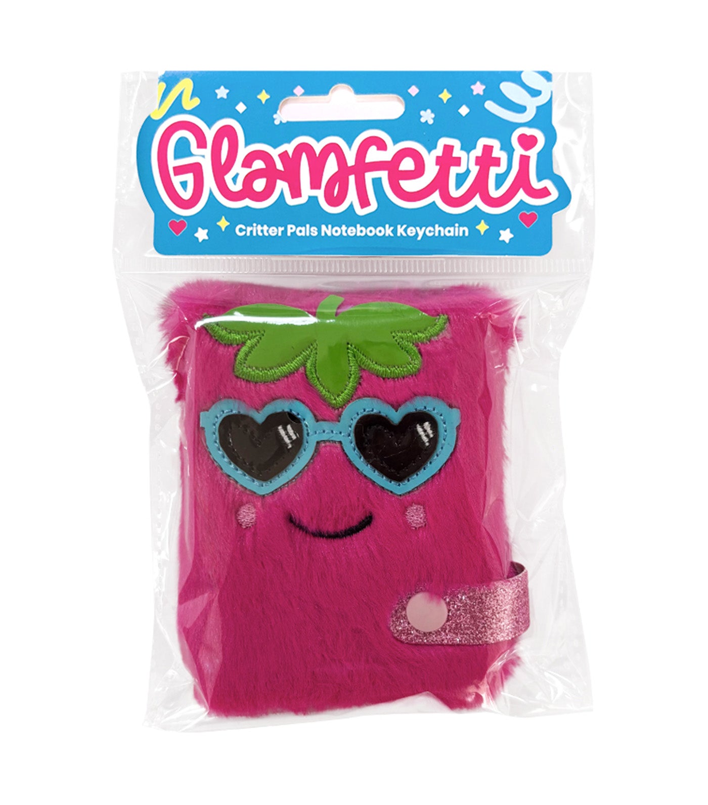 Critter Pals Plush Notebook Keychain