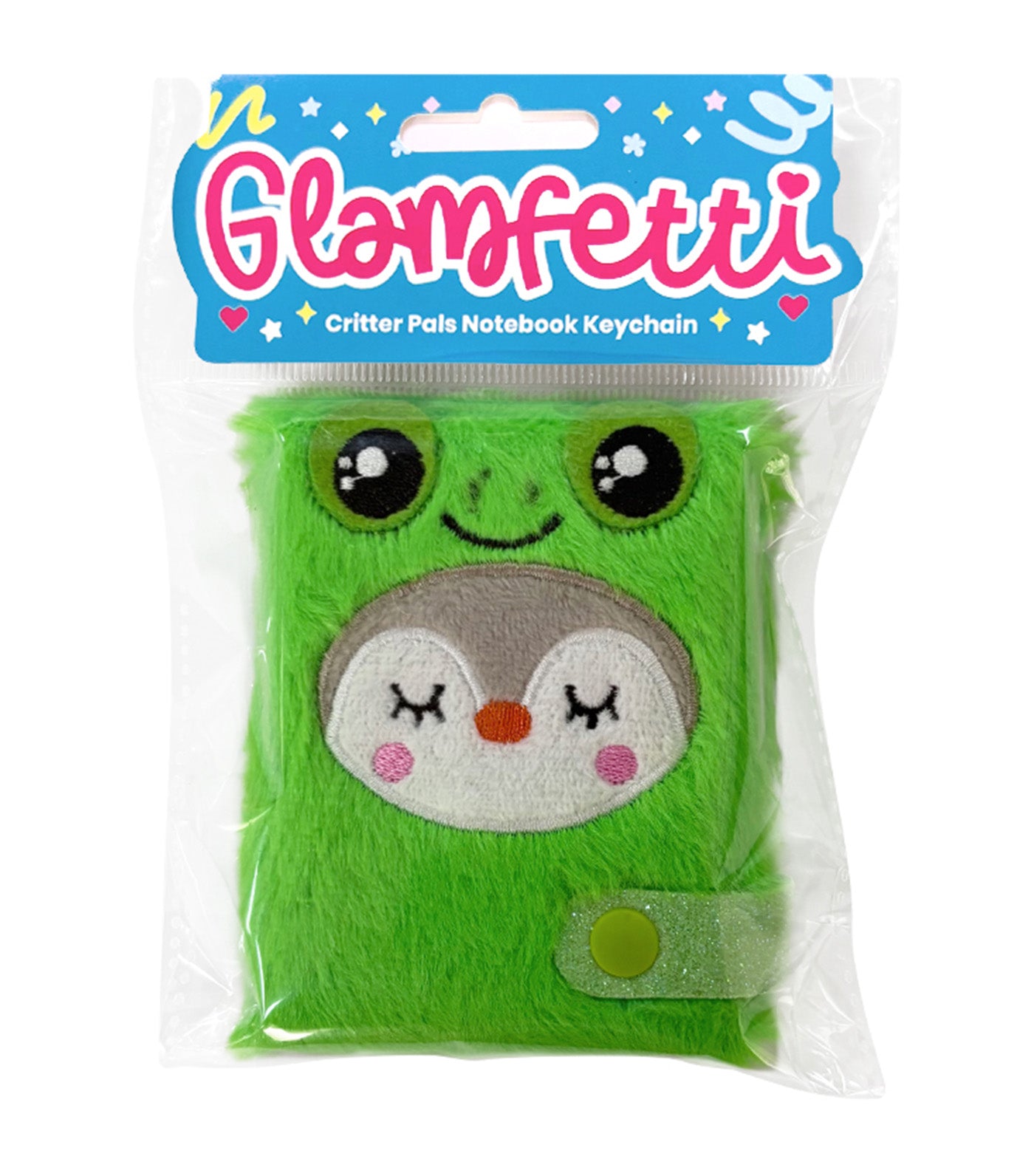 Critter Pals Plush Notebook Keychain
