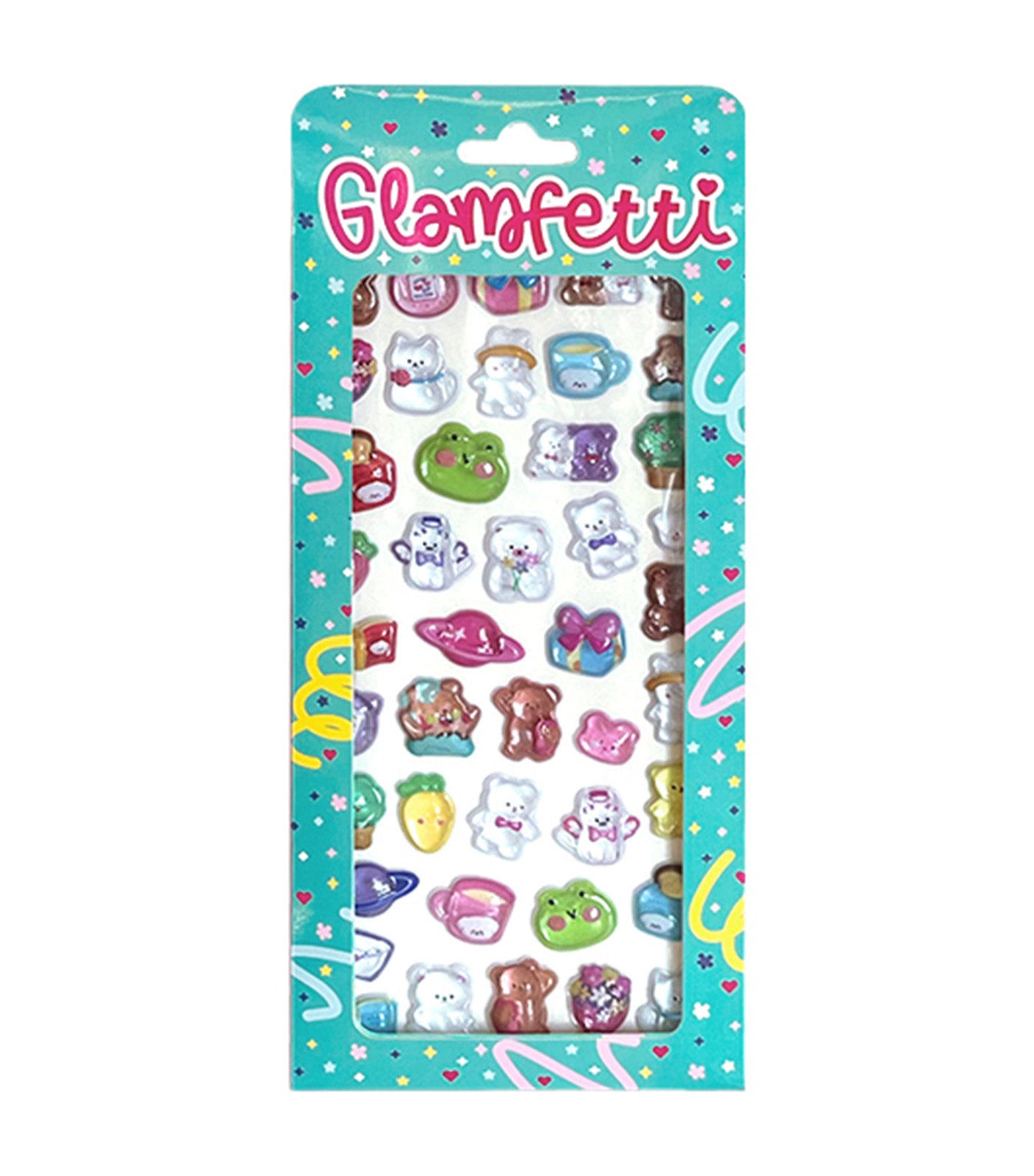 Kawaii 3D Embossed Stickers