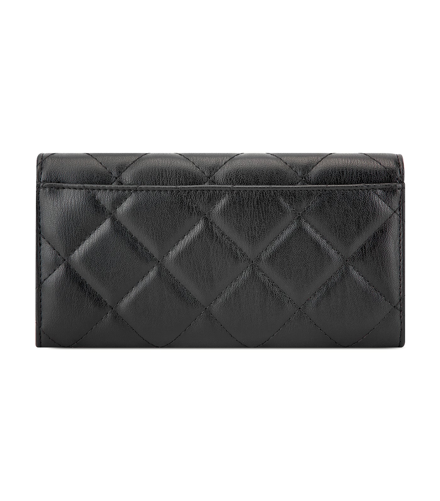 Mirabella Check Secretary Wallet Black
