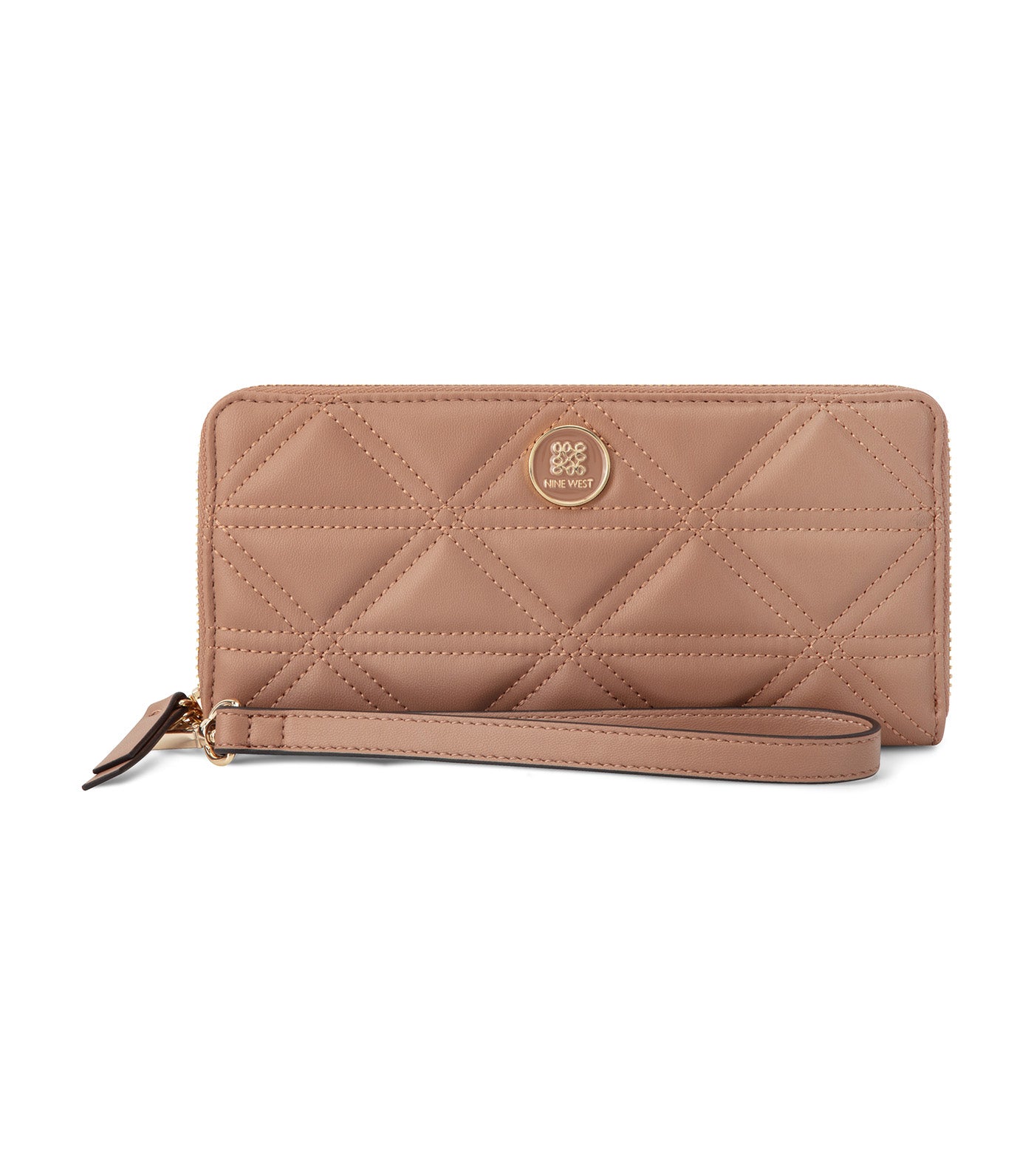 Harland Zip Around Wristlet Wallet Clay