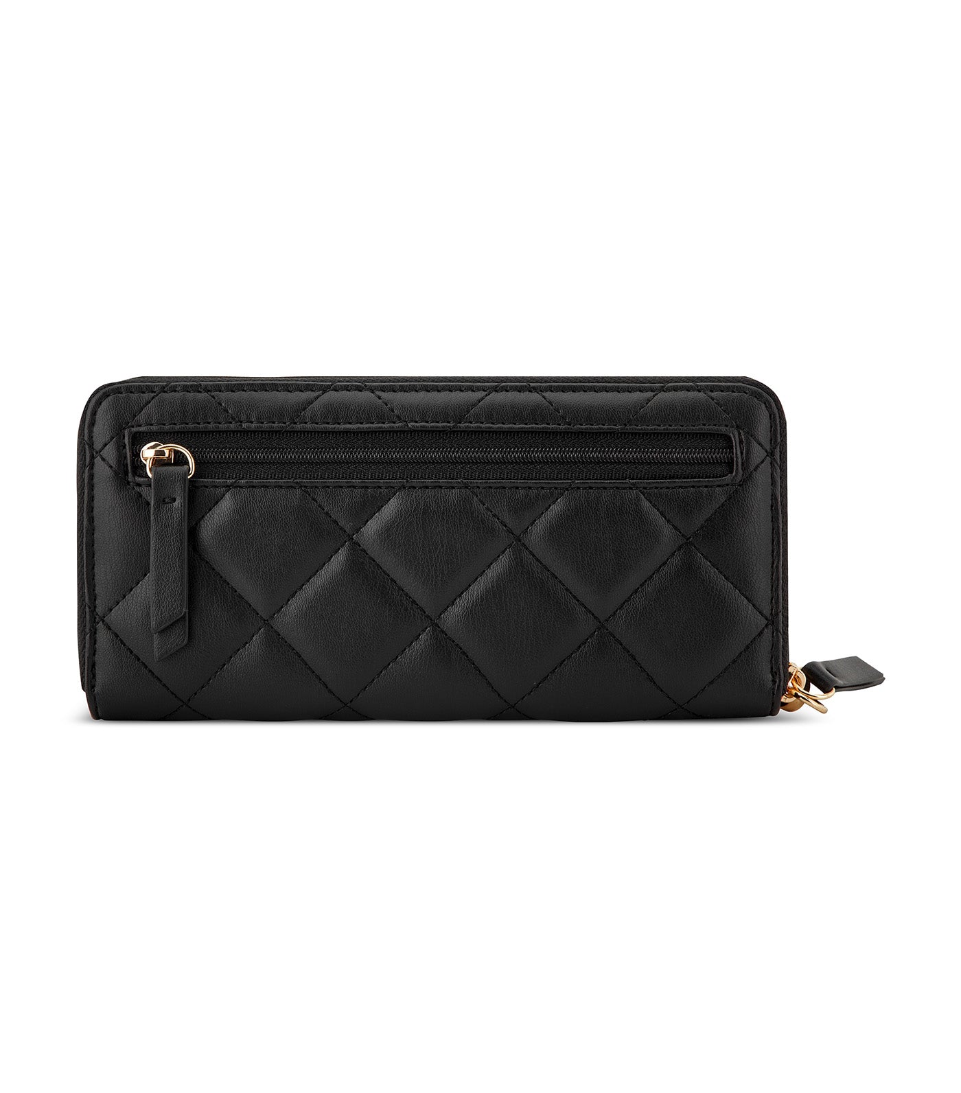 Haleema Zip Around Wristlet Wallet Black