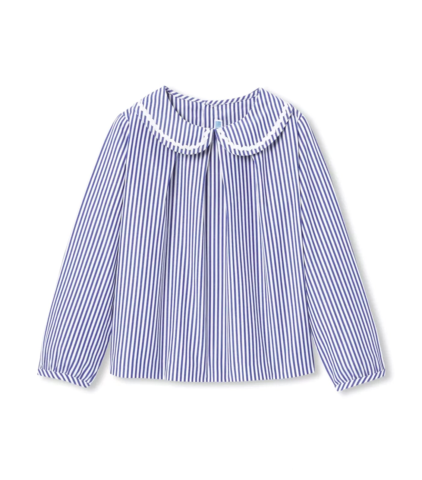 Greta Long Sleeves Blanc/Bleu
