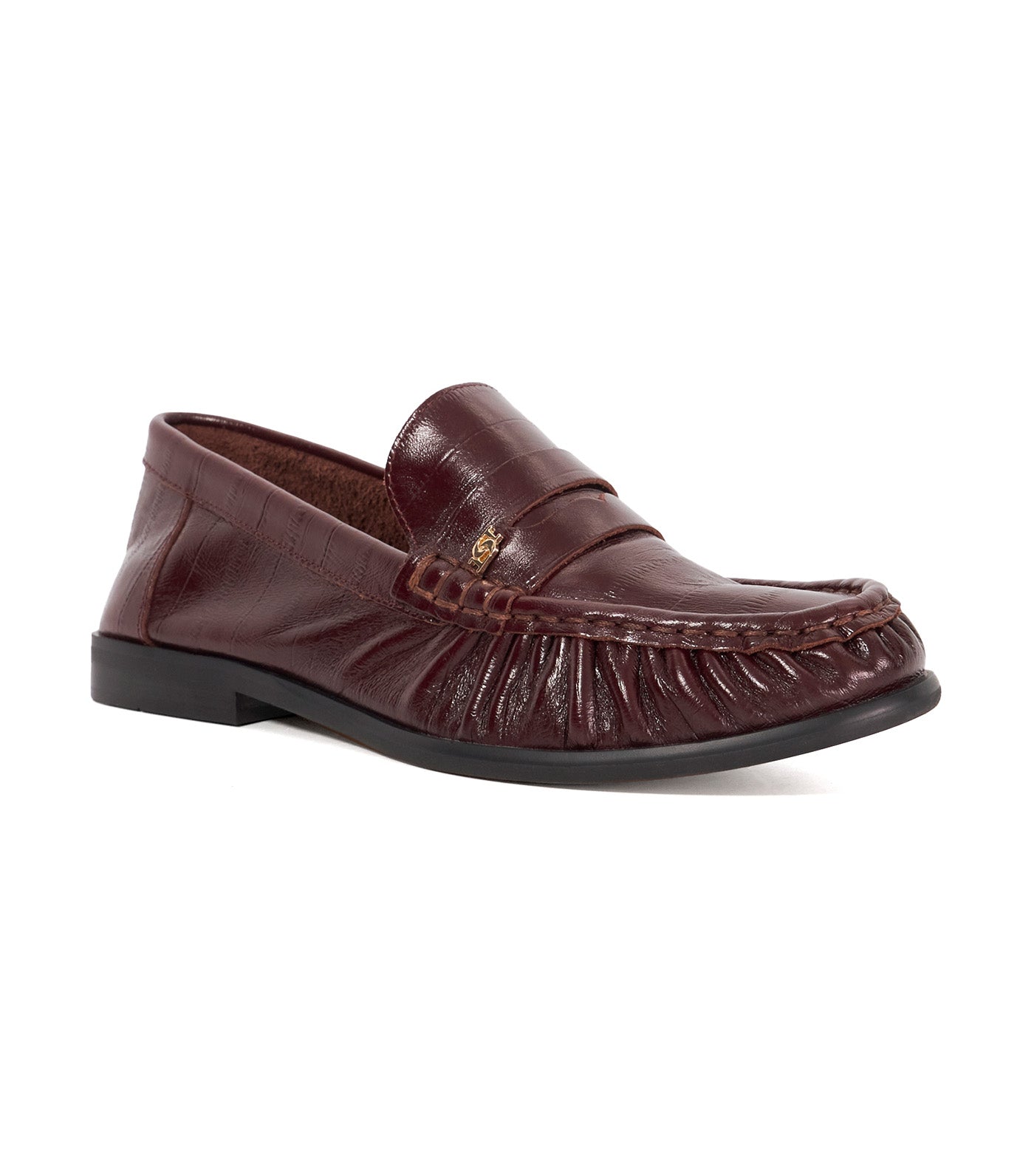 Dune London Grisella Loafer Burgundy
