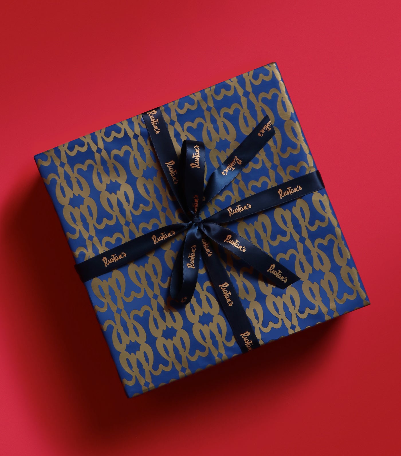 Blue Gift Wrapping