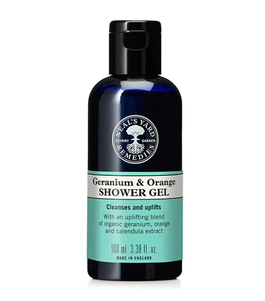 Complimentary Geranium and Orange Shower Gel 100ml