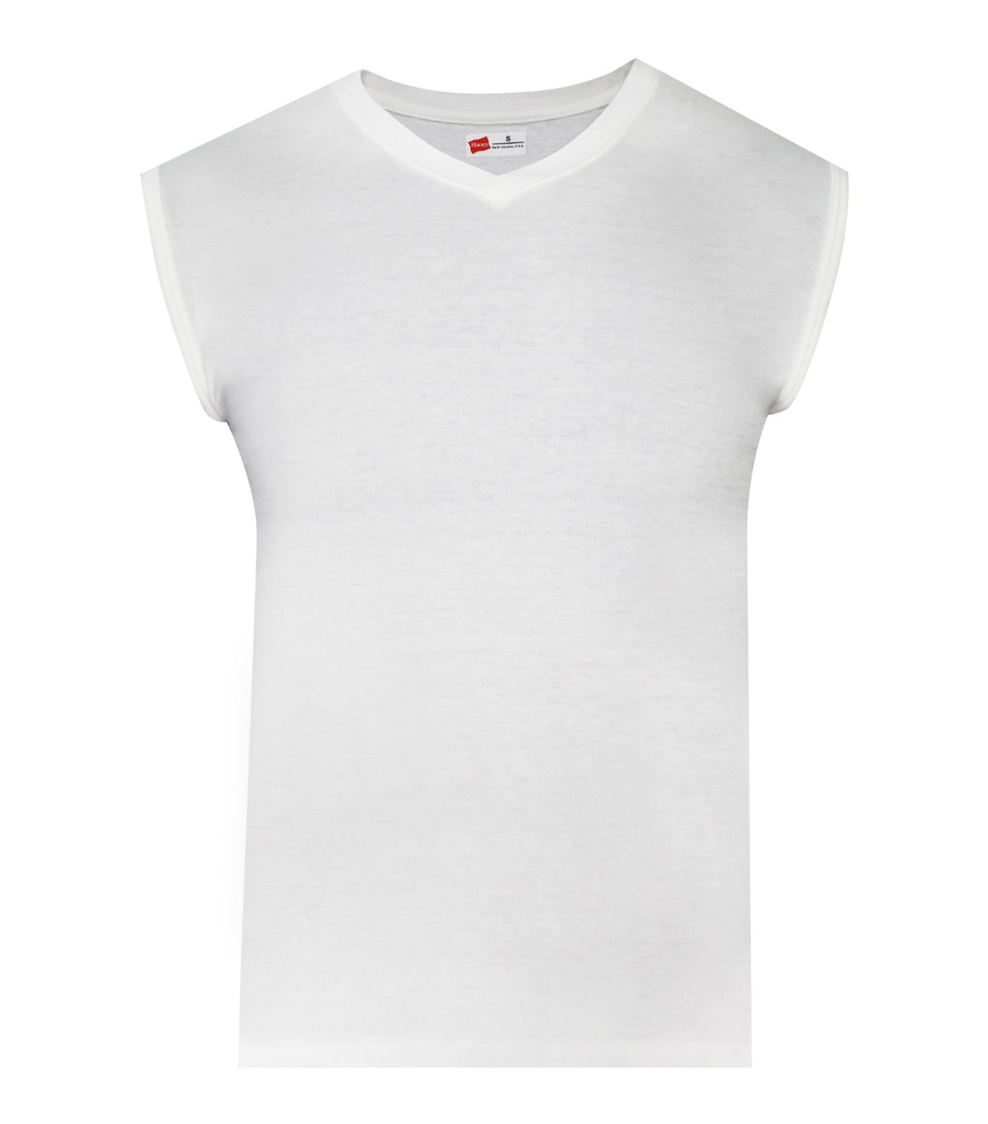 Hanes 3-Pack V-Neck Muscle Tee White