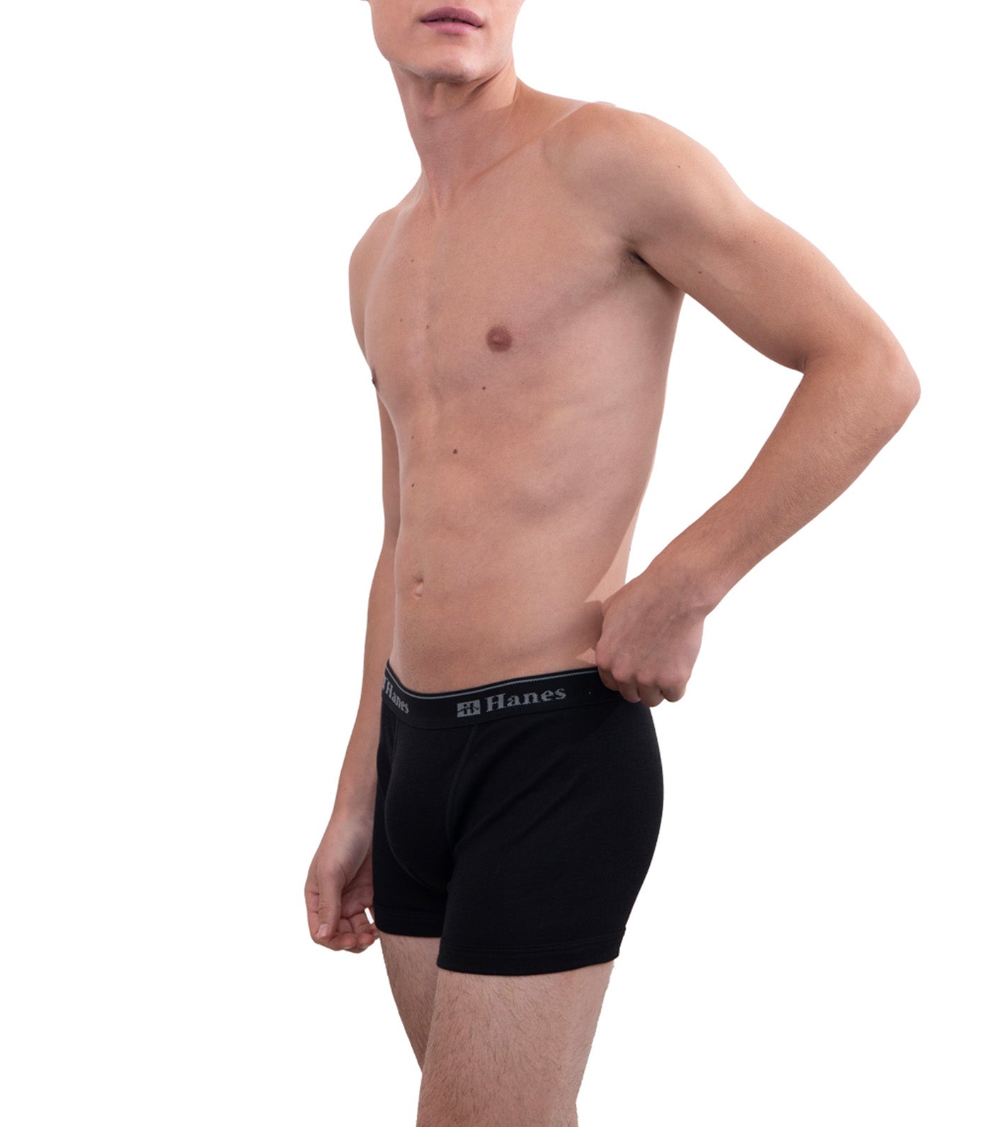 Hanes 3-Pack Tagless Boxer Brief Black