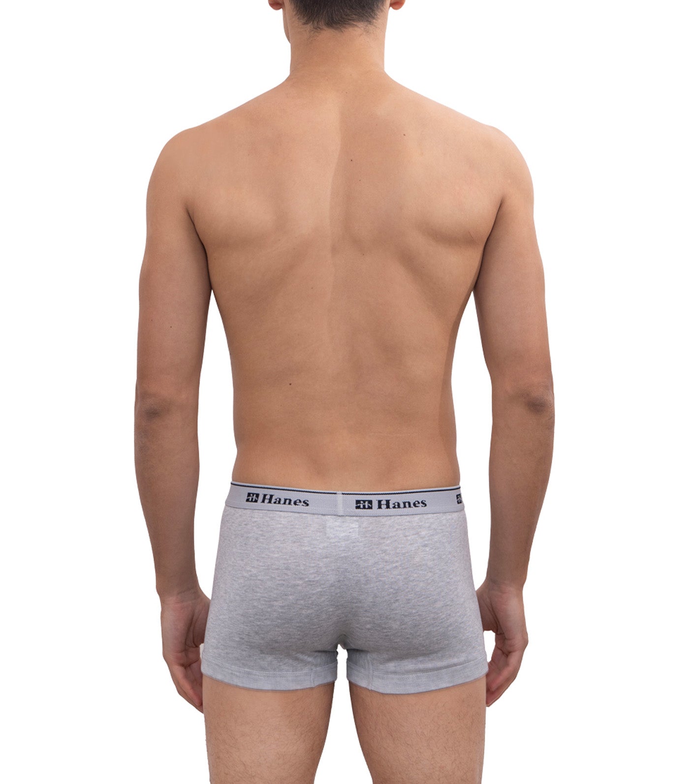 Hanes 3-Pack Tagless Boxer Brief Heather Gray