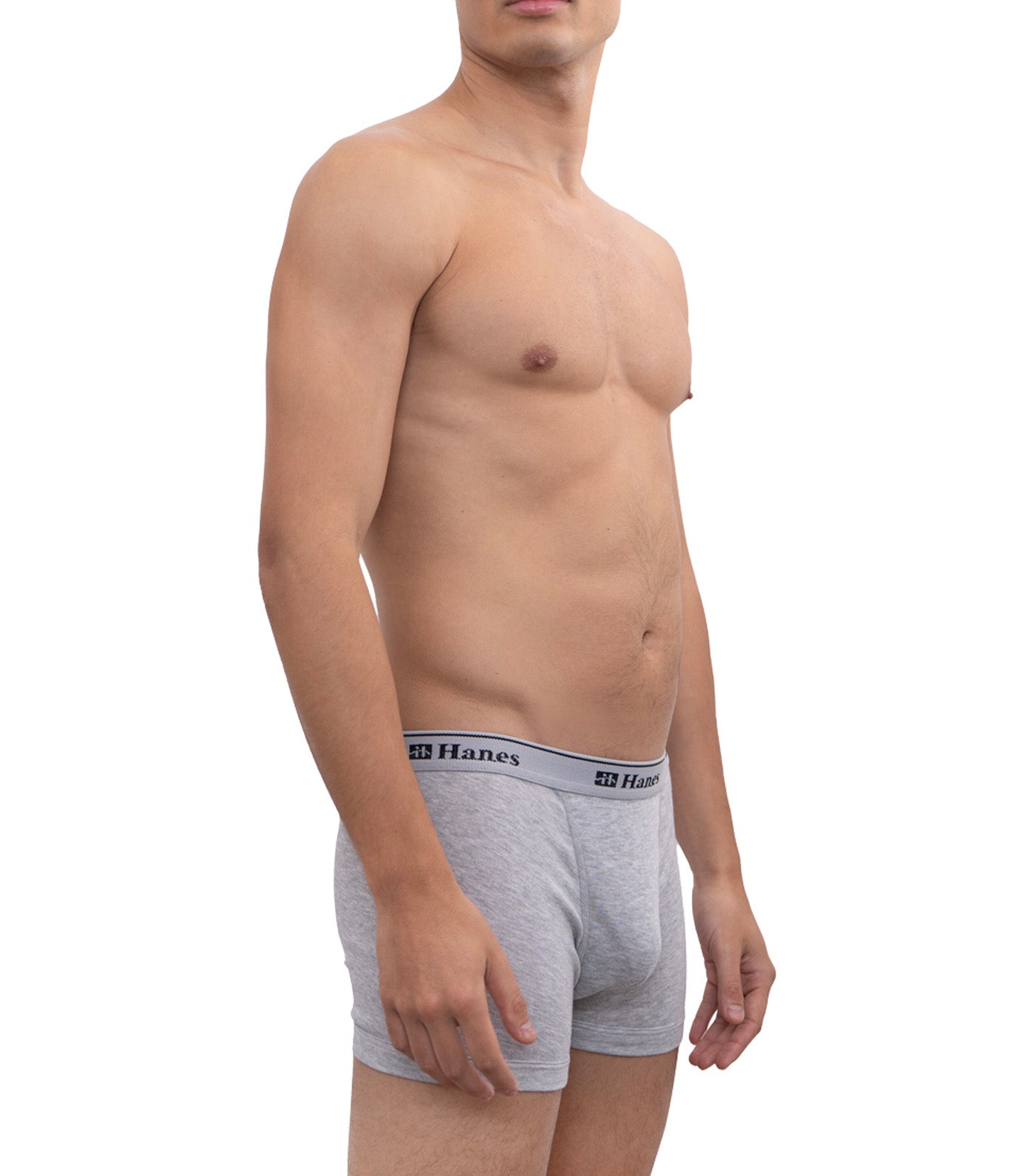Hanes 3-Pack Tagless Boxer Brief Heather Gray