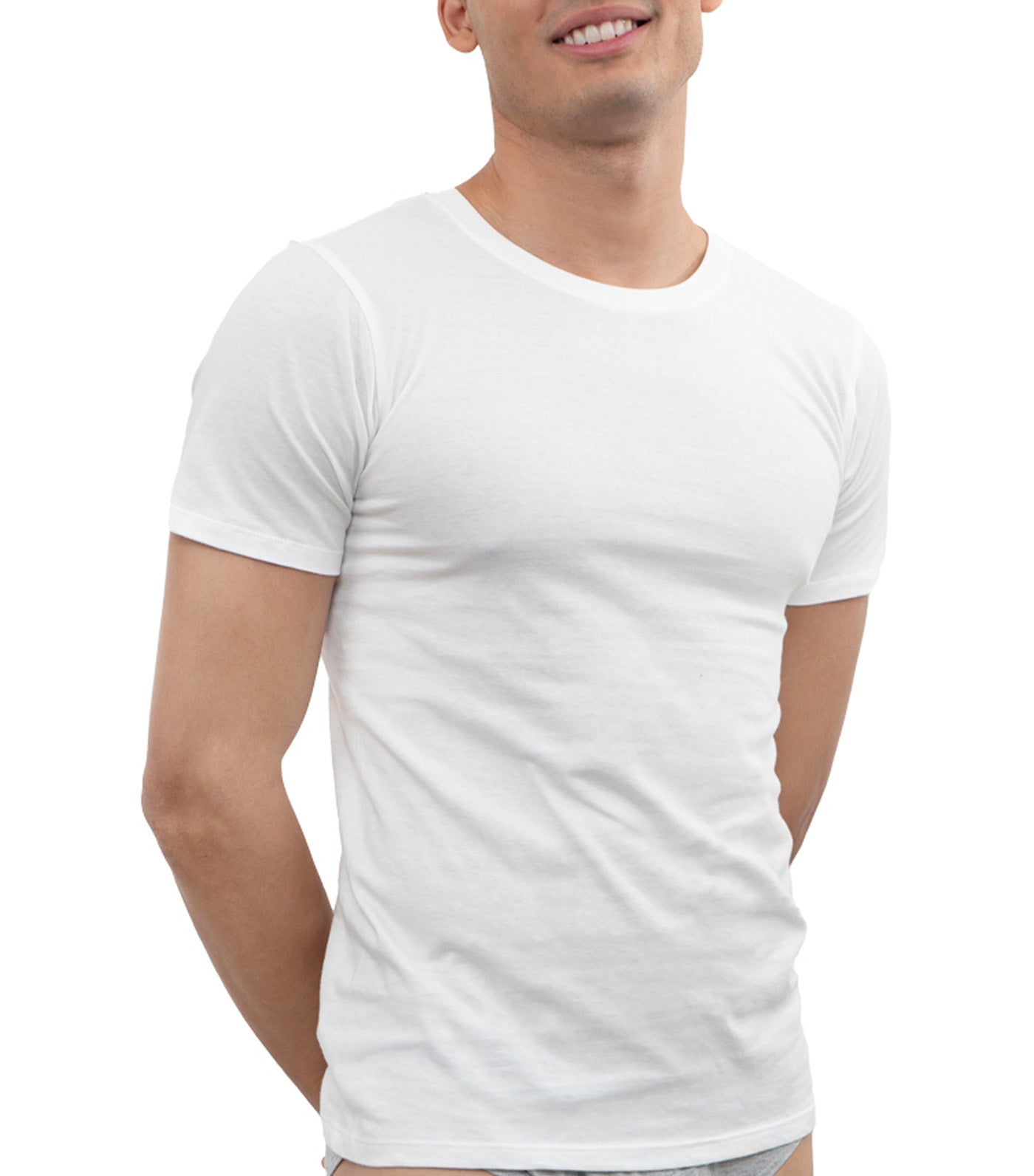 Hanes 3-Pack Slim Fit Round Neck T-Shirt White