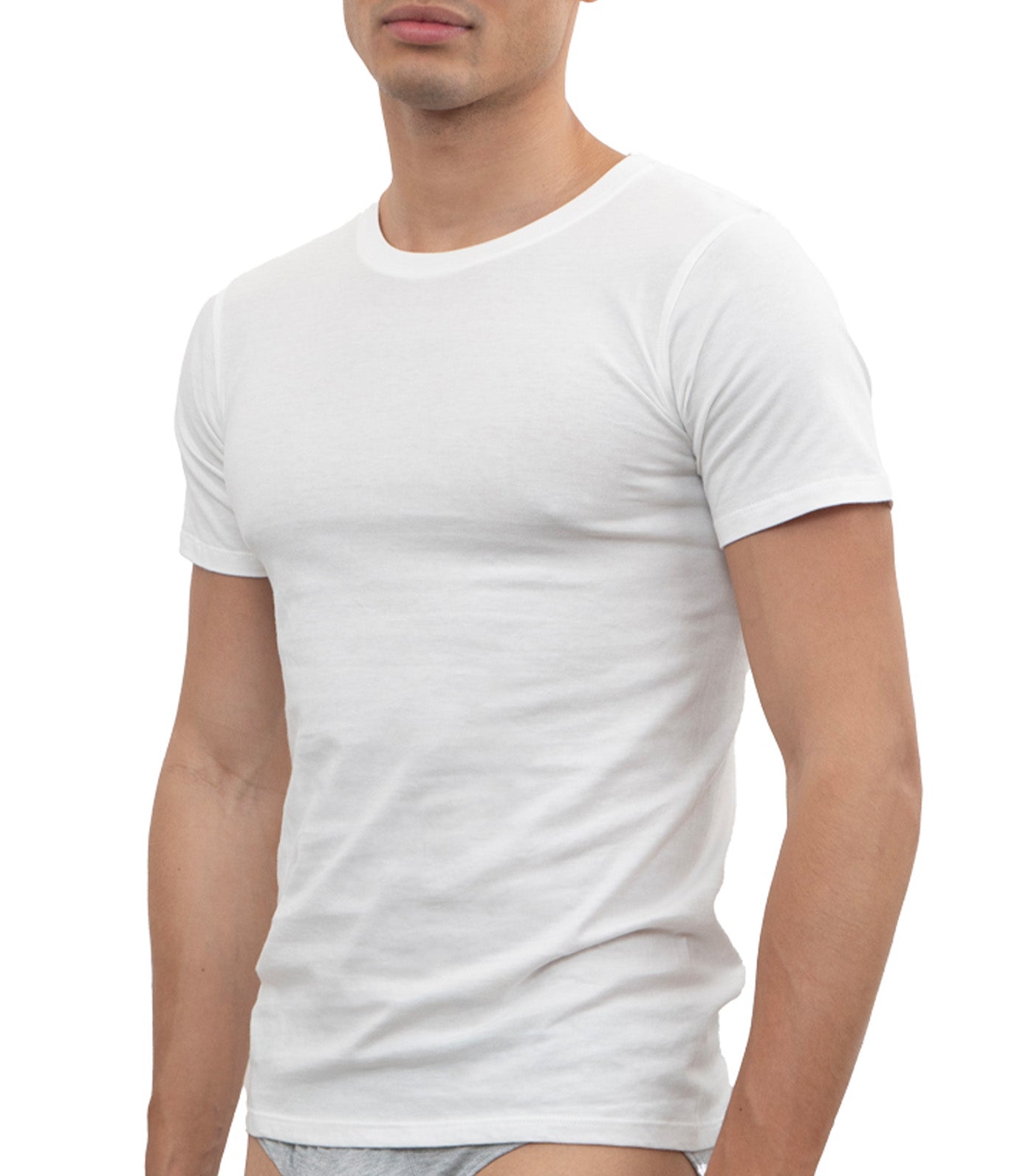 Hanes 3-Pack Slim Fit Round Neck T-Shirt White