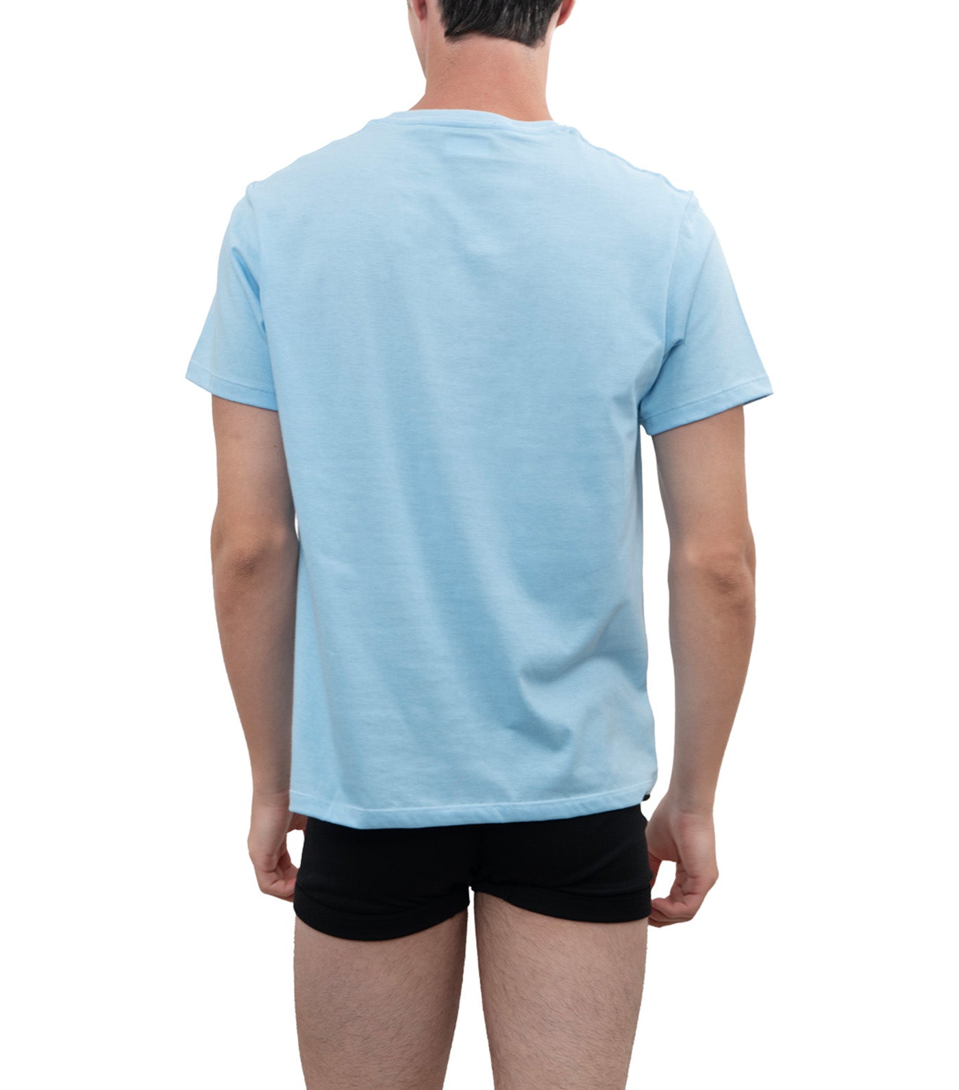 Hanes Men's Round Neck Tee Blue