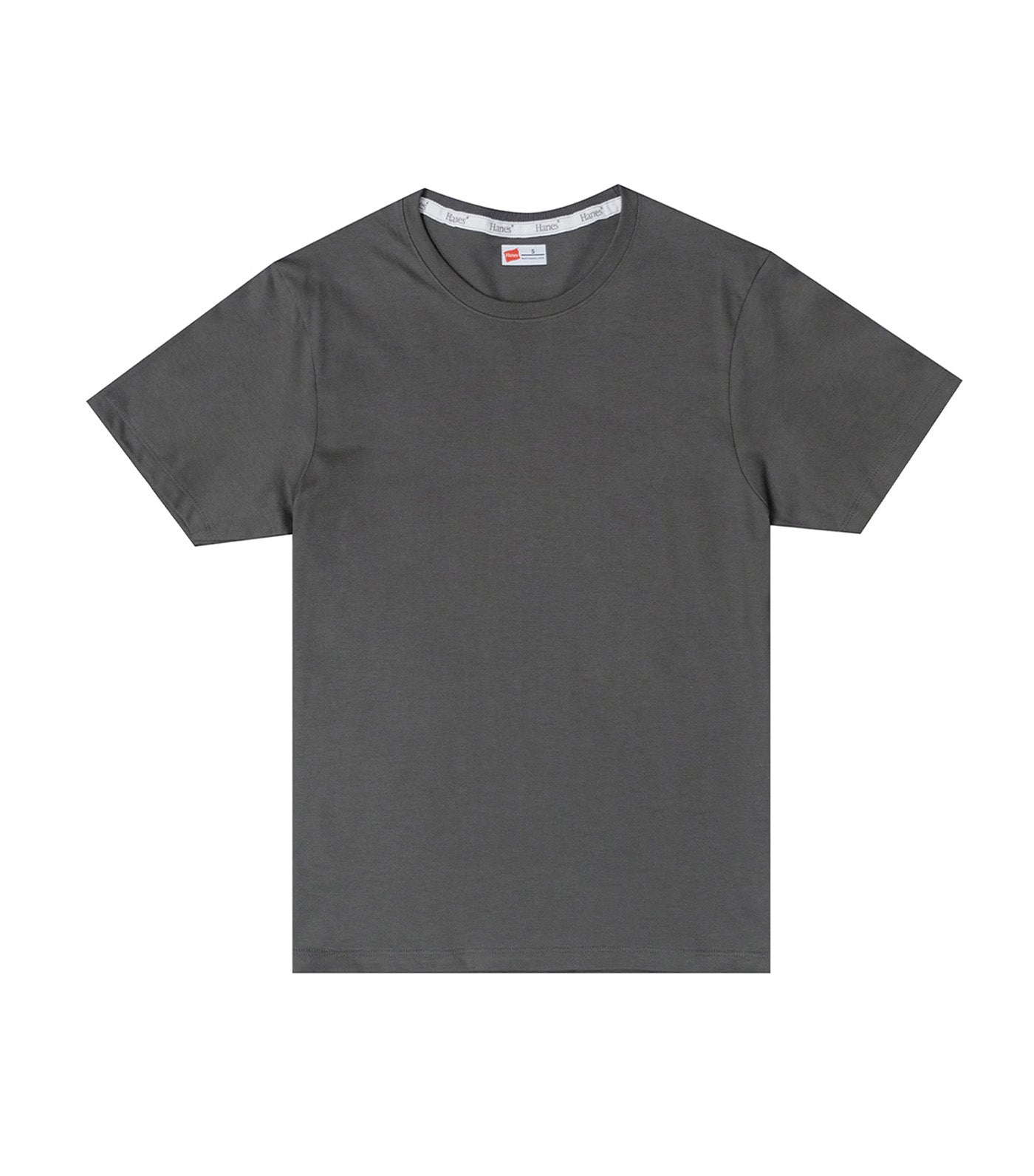 Hanes Men's Round Neck Tee Gray