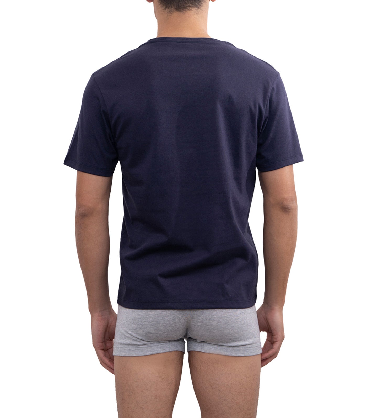 Hanes Men's Round Neck Tee Navy