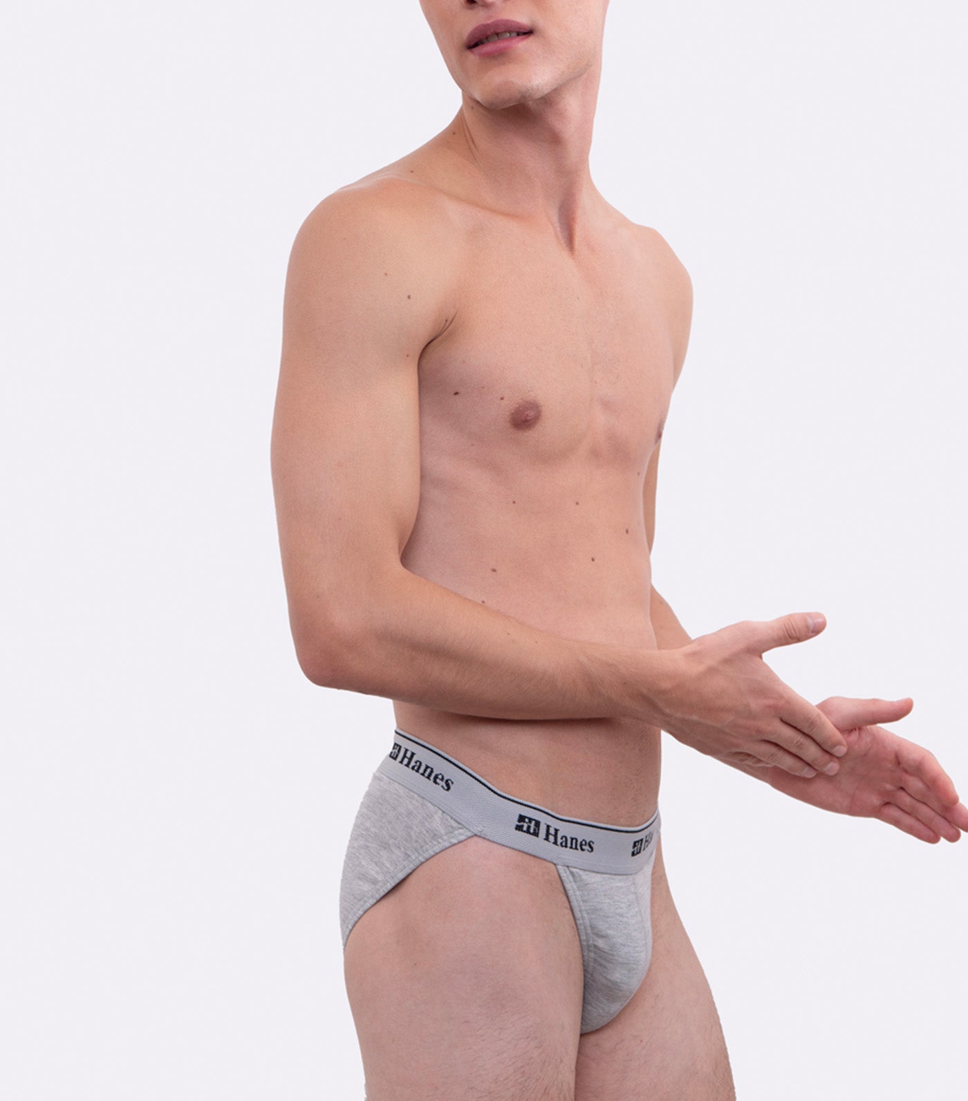 Tangga Brief White/Heather Gray/Black