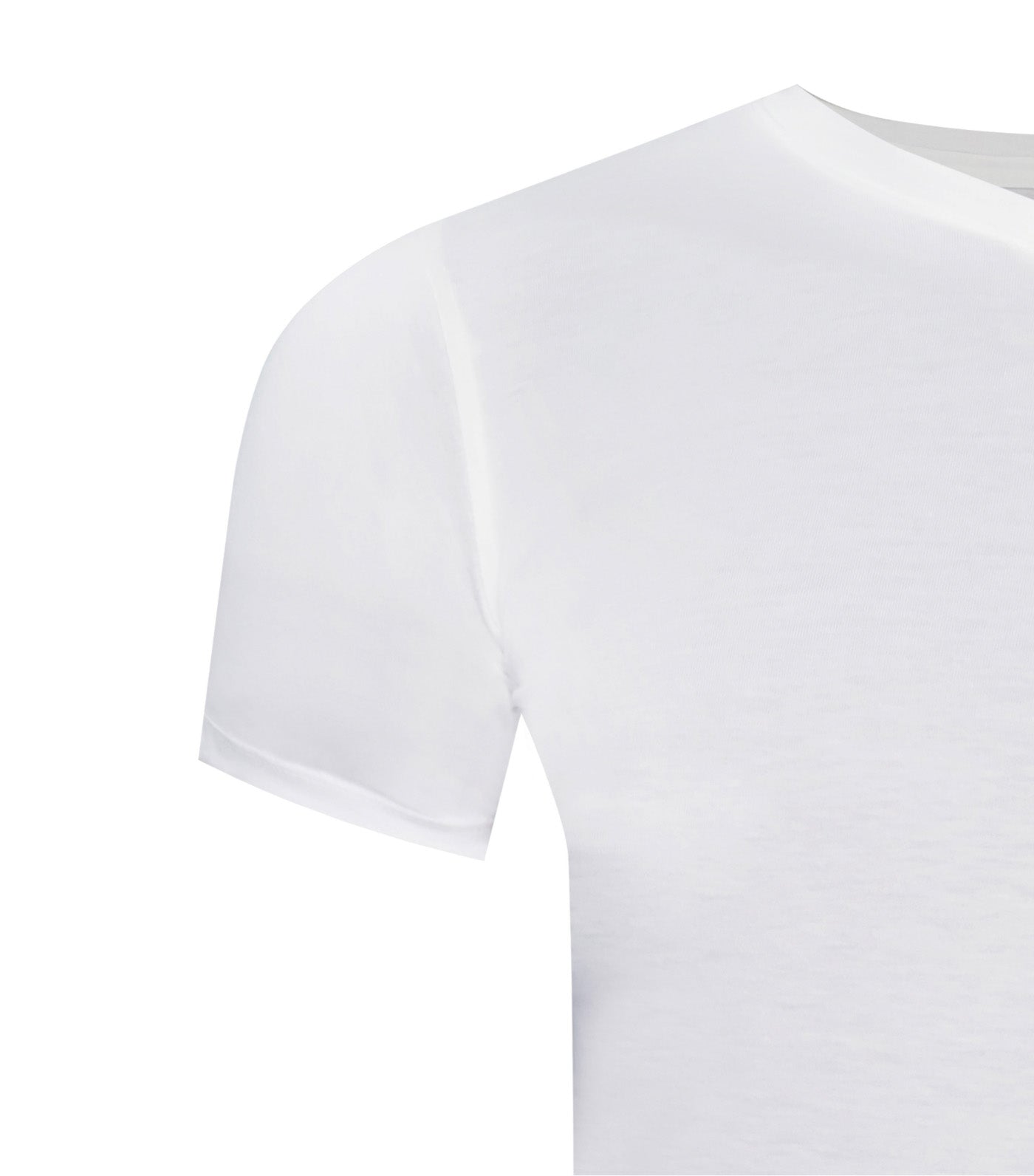 5+1 Fit High V-Neck T-Shirt Multipack White