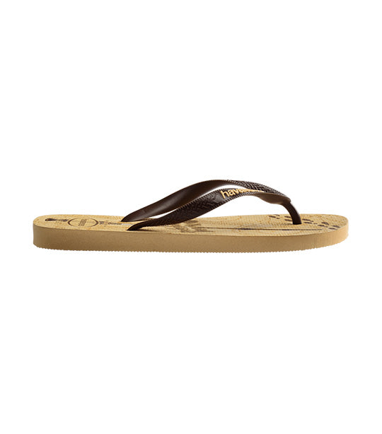 Harry Potter Flip Flops Golden