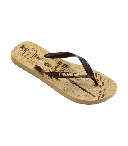 Harry Potter Flip Flops Golden