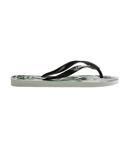 Harry Potter Flip Flops White/Black