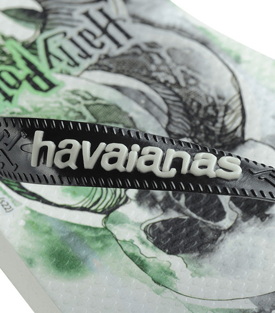 Harry Potter Flip Flops White/Black