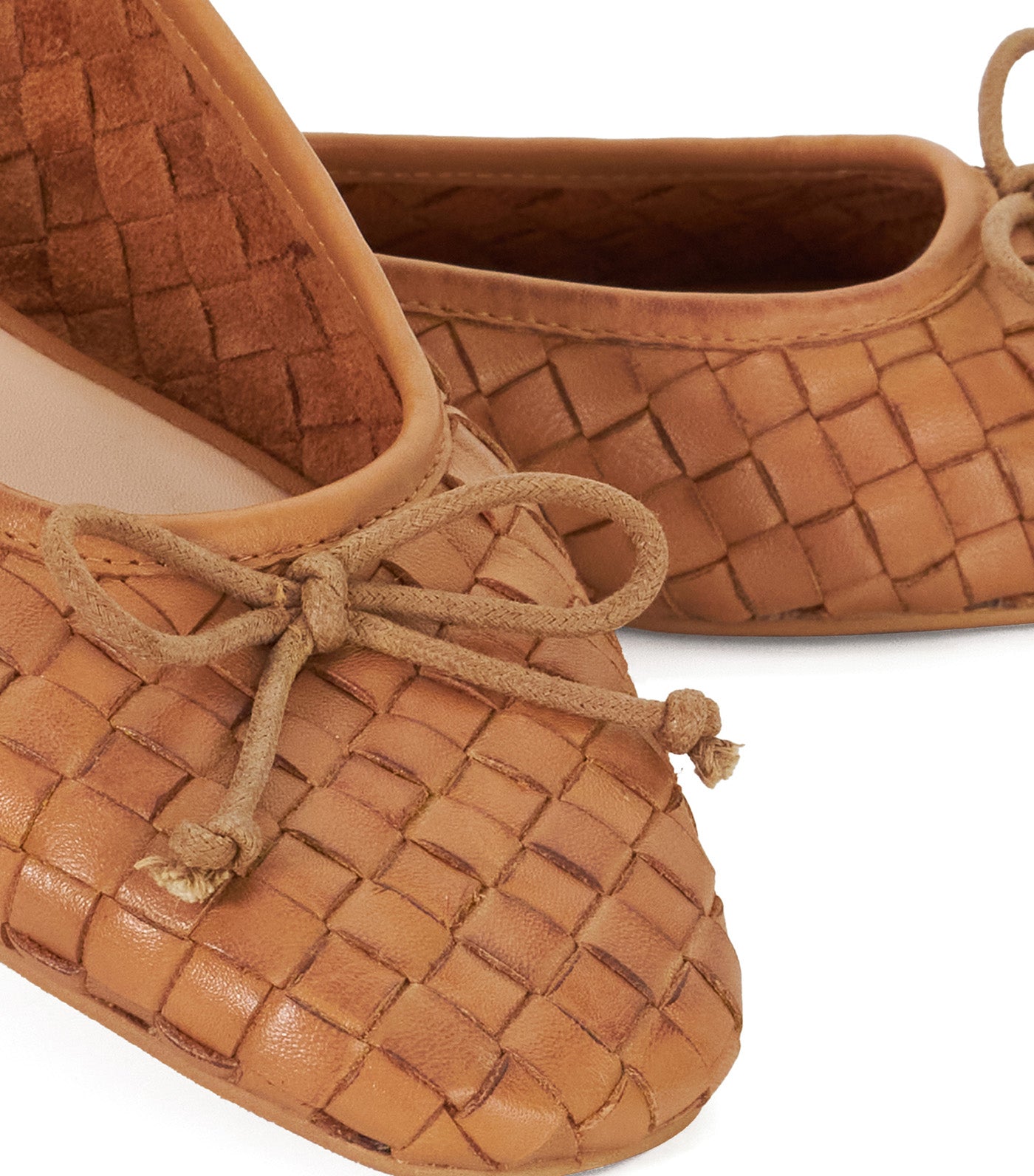 Heat Woven Ballerina Tan